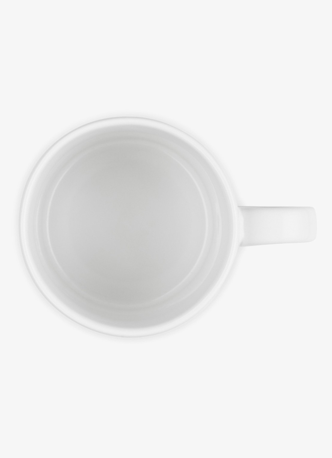 Le Creuset Holly mok 35 cl - detail wit