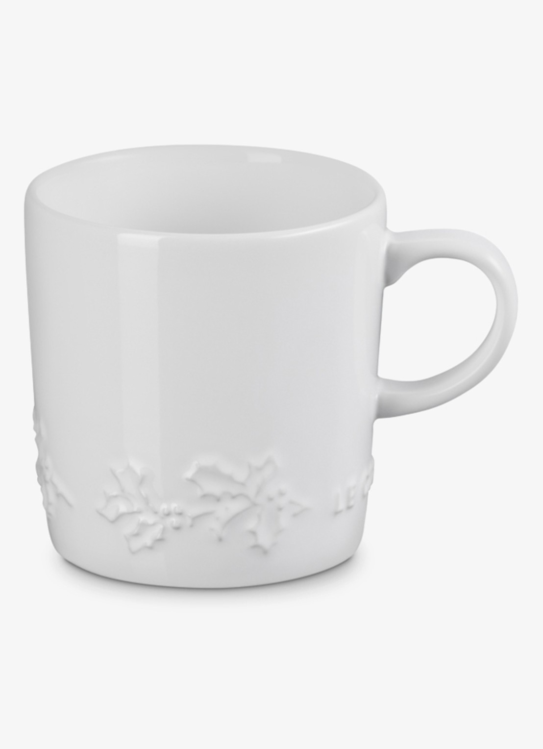 Le Creuset Holly mok 35 cl - voorkant 2 wit