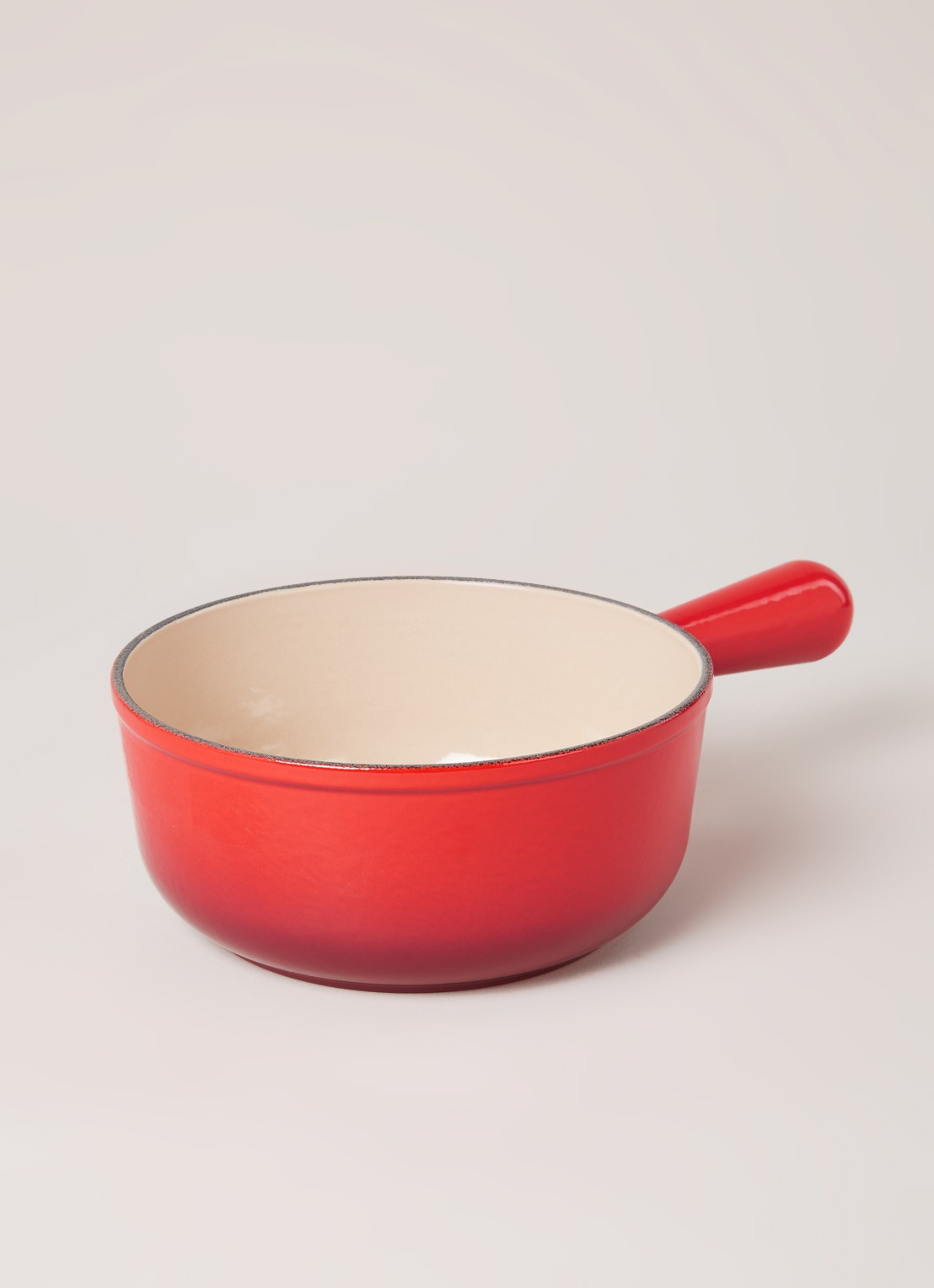 Le Creuset Kaasfonduepan Ø18 cm - voorkant 3 kersenrood / rood