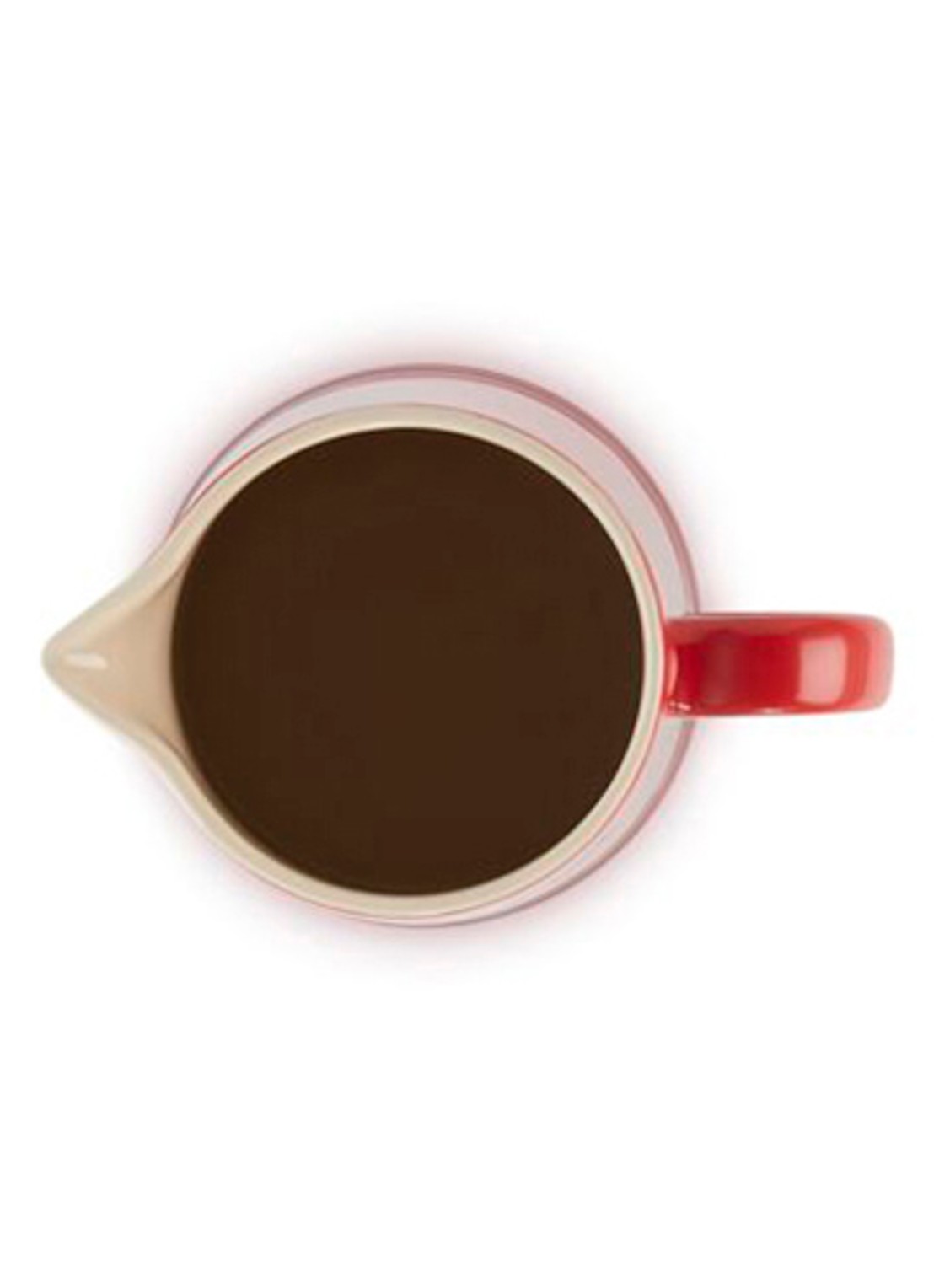 Le Creuset Karaf 1,5 liter - detail donkerrood