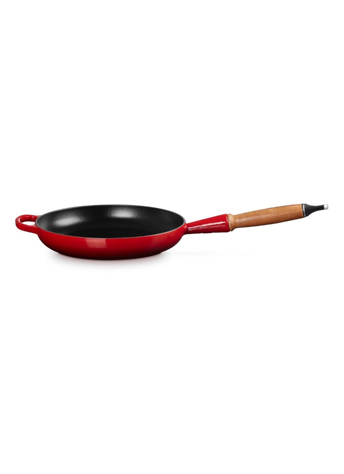 Le Creuset Koekenpan 24 cm  - voorkant 3 kersenrood / rood