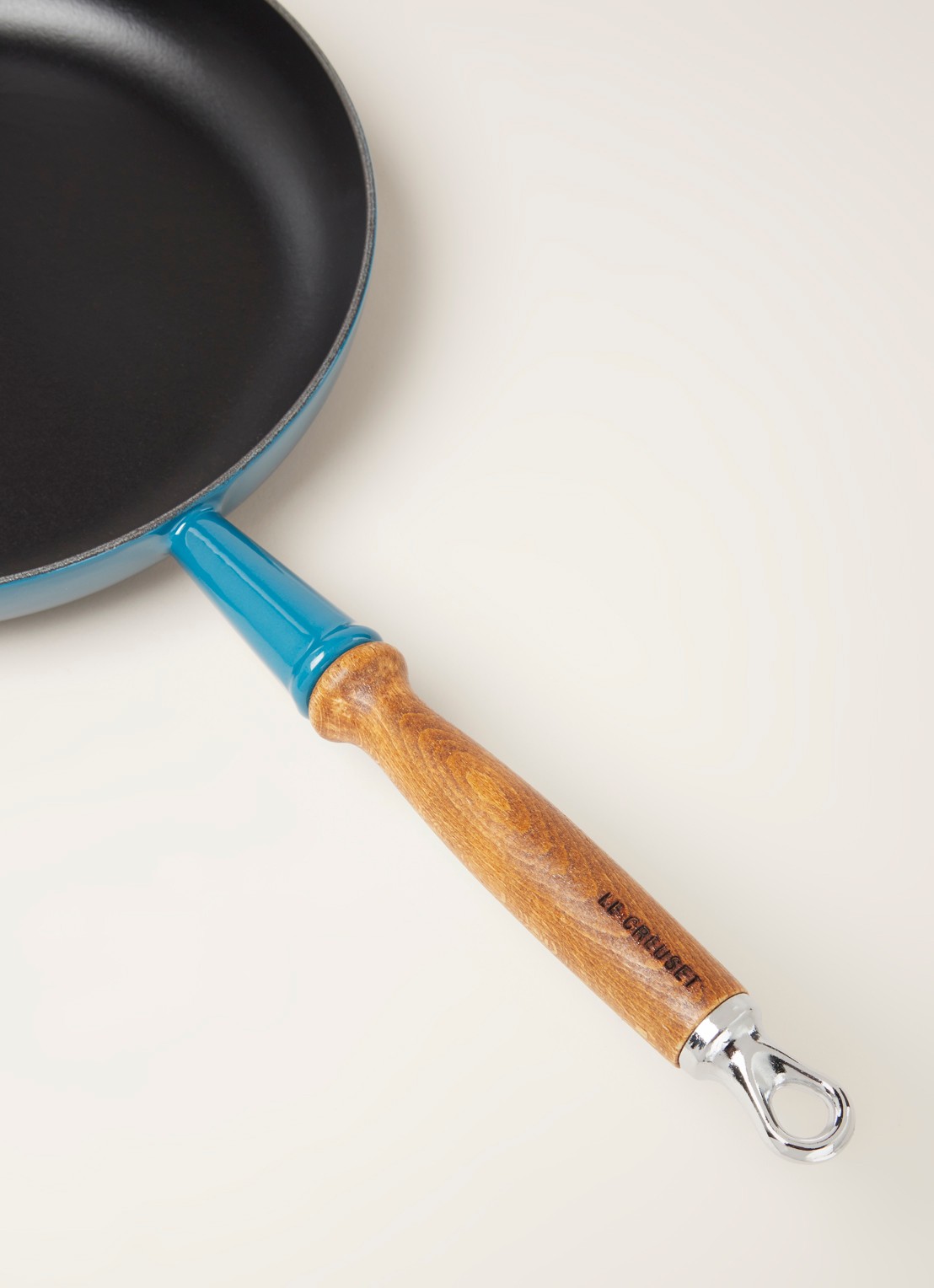 Le Creuset Koekenpan Ø28 cm - detail 3 deep teal / blauw