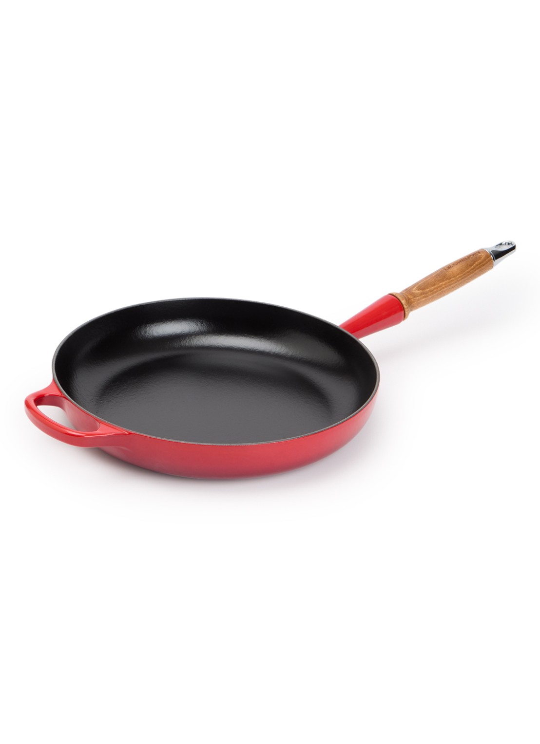 Le Creuset Koekenpan Ø28 cm - voorkant 2 kersenrood / rood