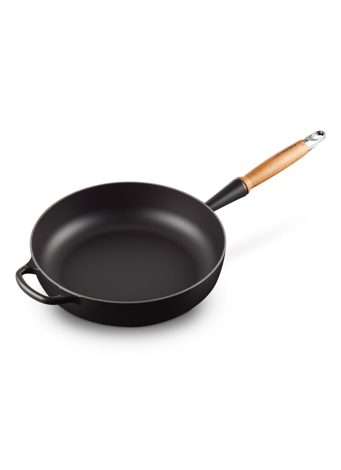 Le Creuset Koekenpan Ø28 cm - voorkant 5 mat zwart / zwart