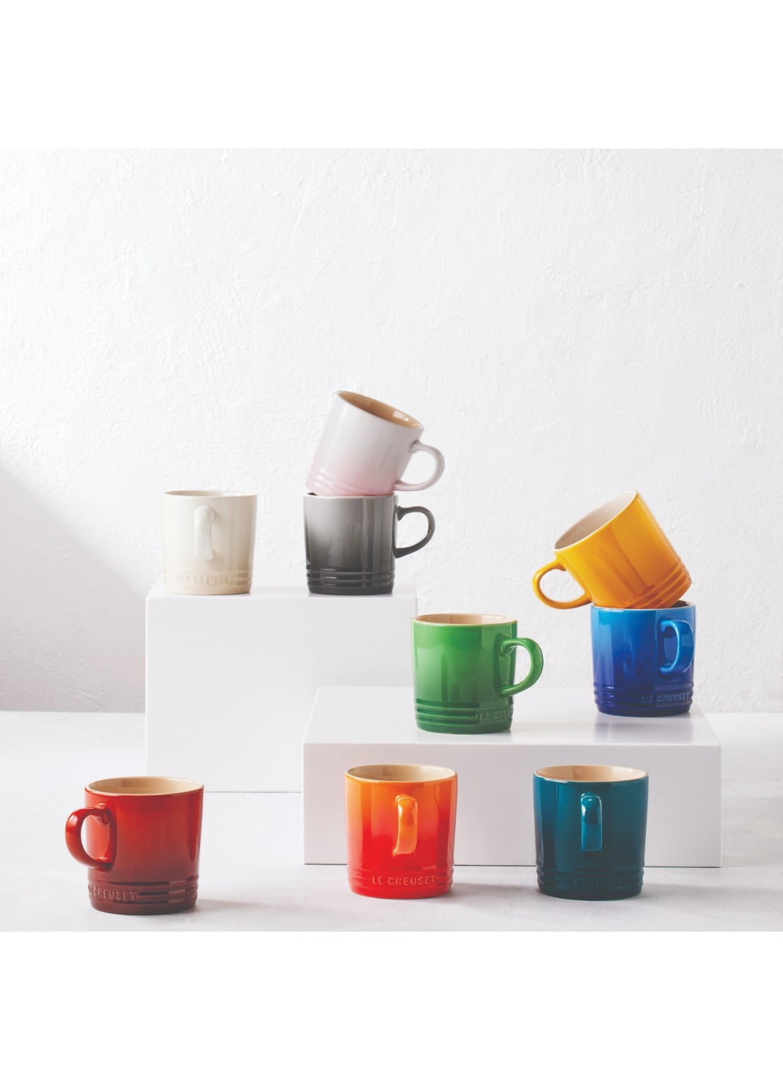 Le Creuset Koffiekopje 20 cl - voorkant 2 flint / grijs