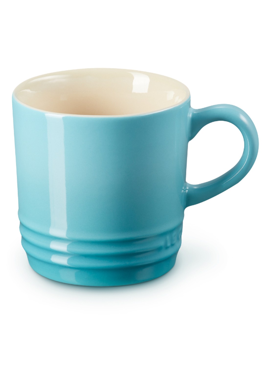 Le Creuset Koffiekopje 20 cl - voorkant 4 caribbean blue / blauw