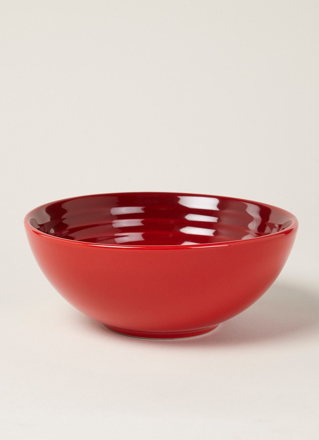 Le Creuset Kom 16 cm  - voorkant 3 kersenrood / rood