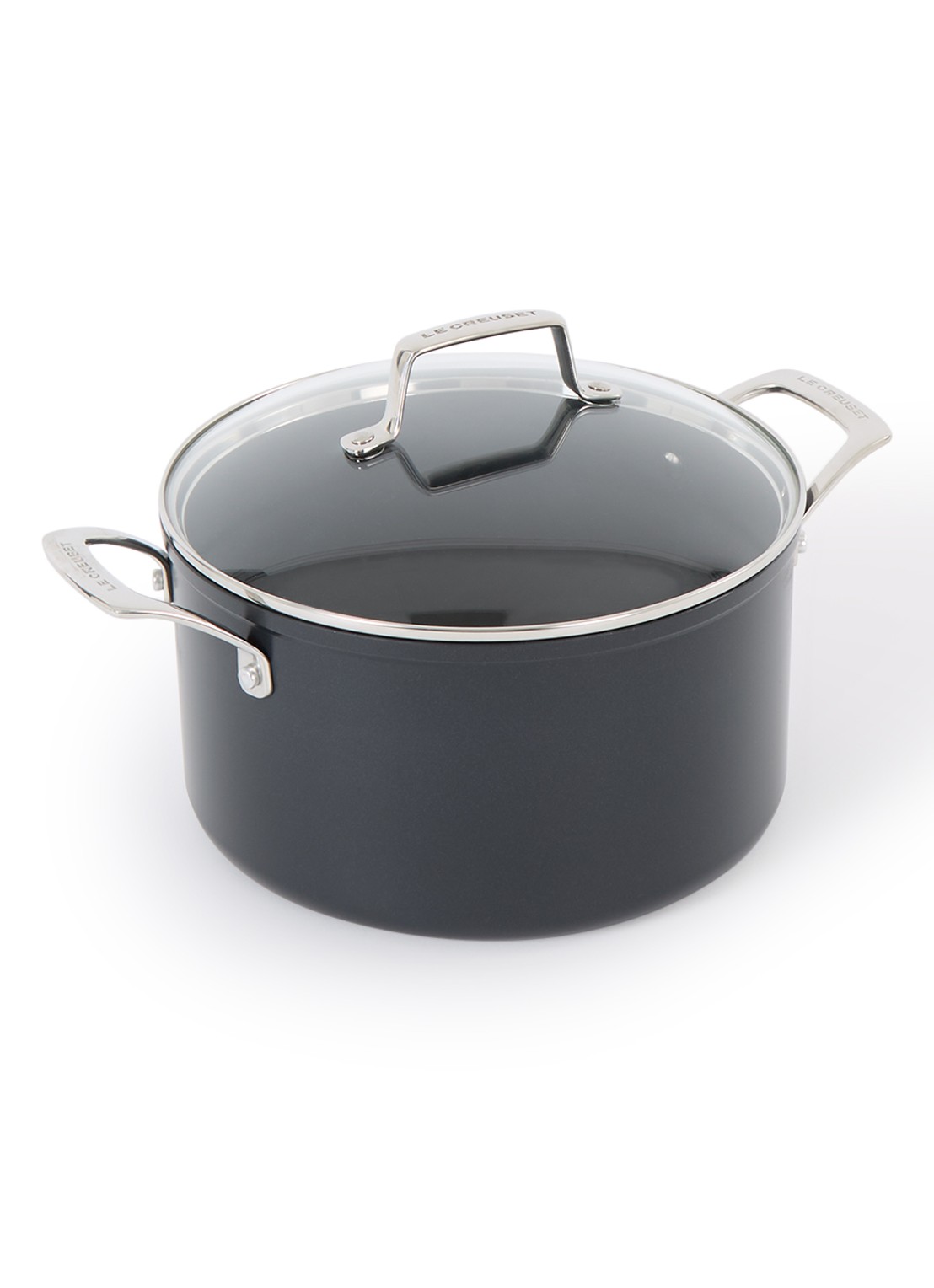 Le Creuset Kookpan Ø24 cm - voorkant zwart