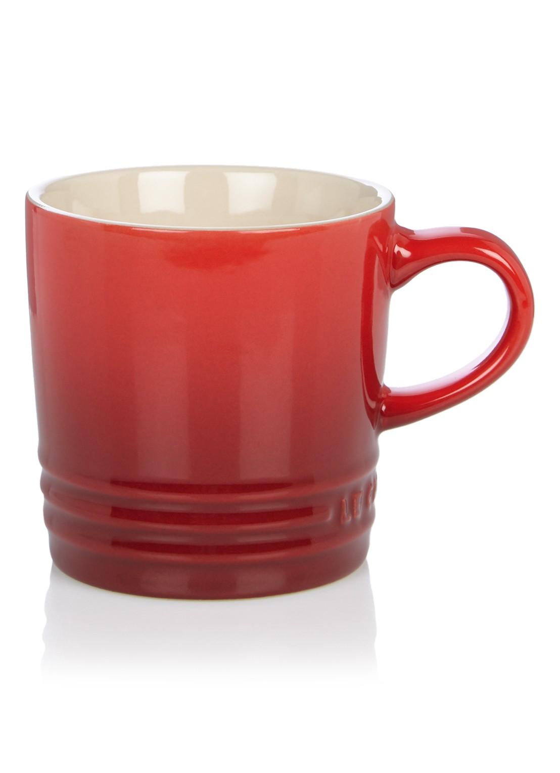 Le Creuset Kopje 20 cl - voorkant kersenrood / rood