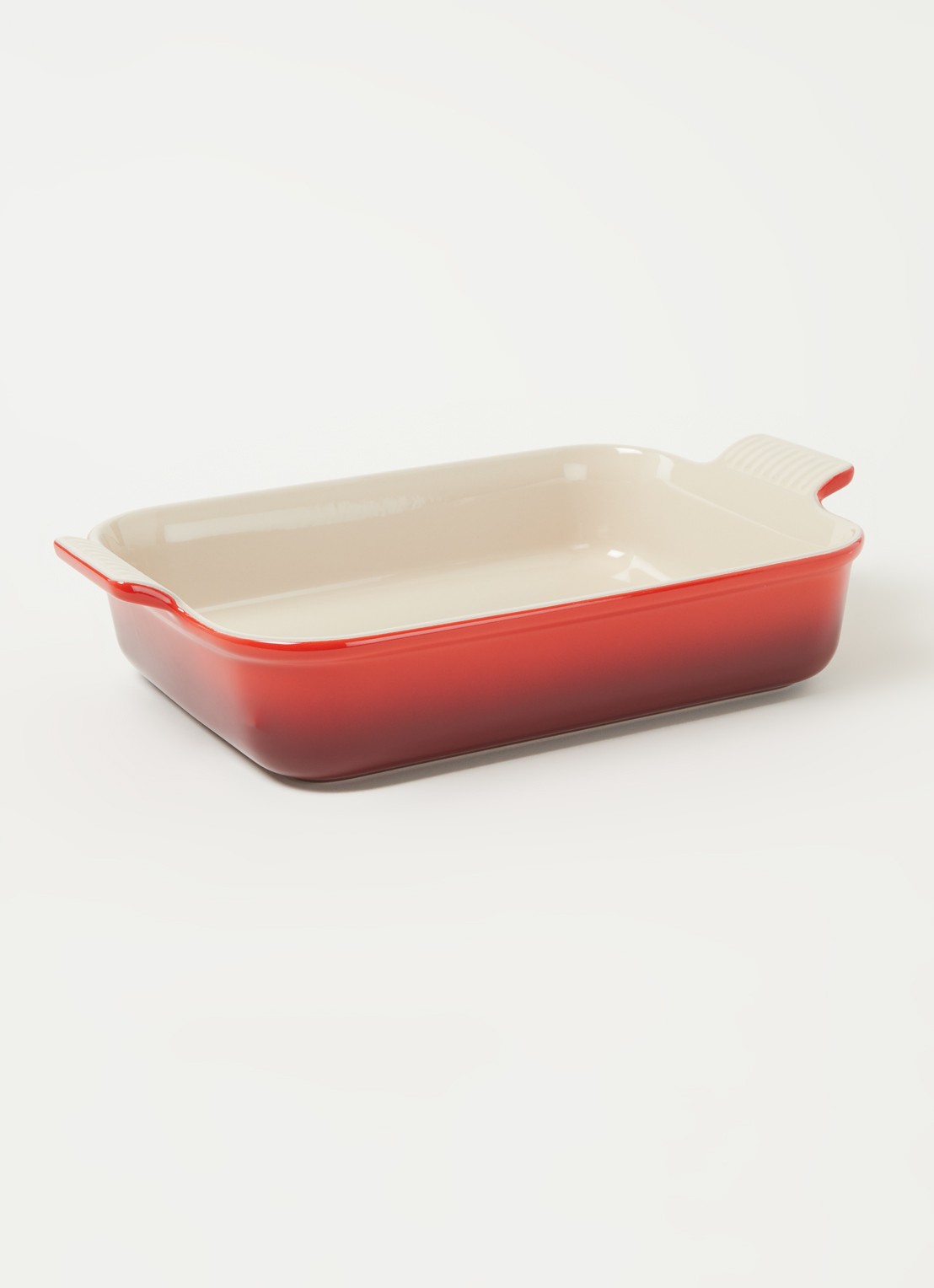 Le Creuset Lasagneschaal 32 cm - voorkant 3 kersenrood / rood