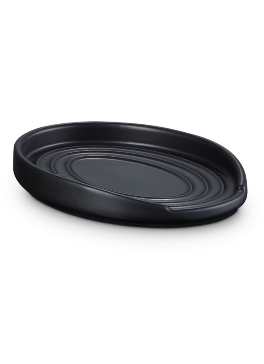 Le Creuset Lepelhouder 15 cm - voorkant ebbenzwart / zwart