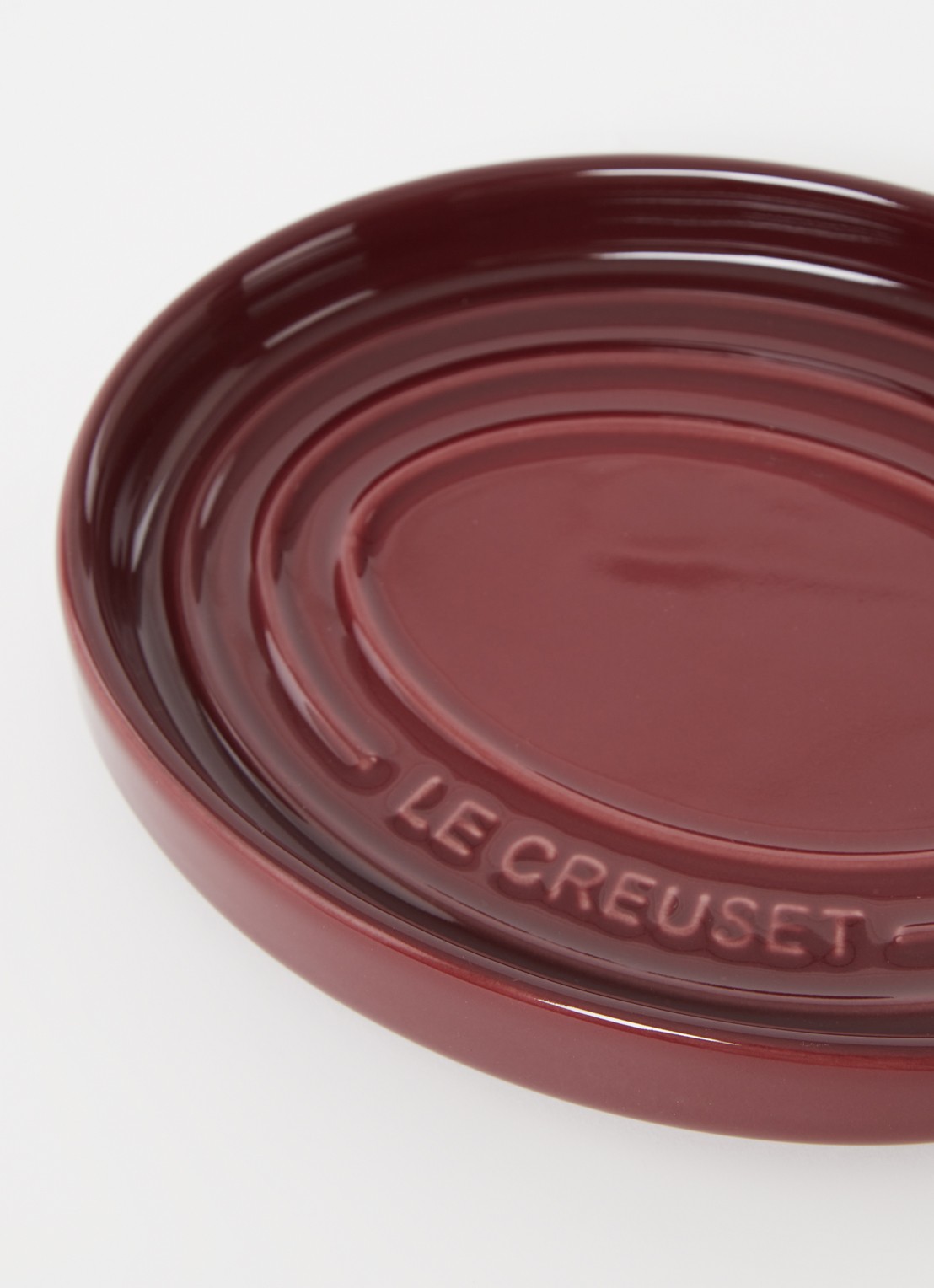 Le Creuset Lepelhouder 15 cm - voorkant 2 garnet / rood