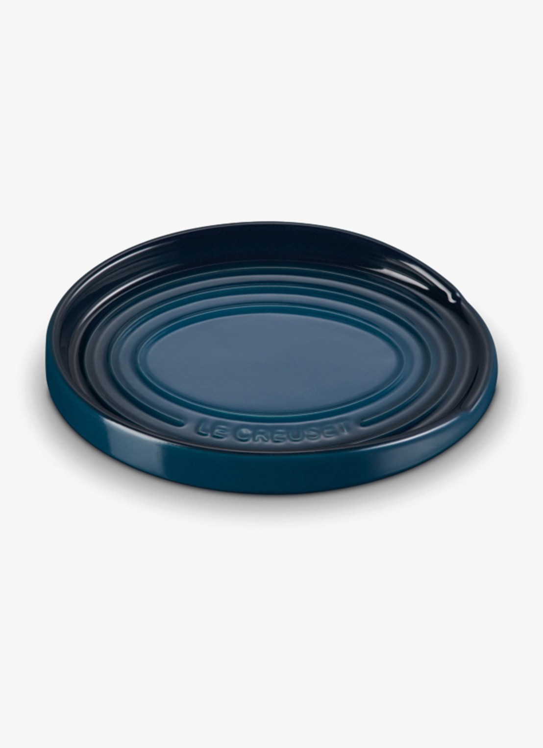 Le Creuset Lepelhouder - voorkant 2 donkerblauw