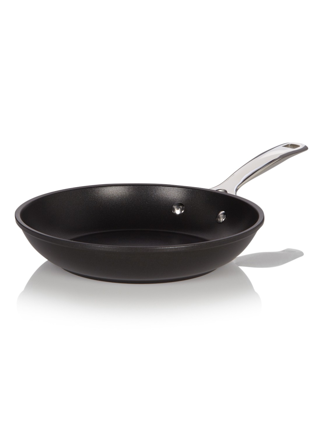 Le Creuset Les Forgées koekenpan Ø22 cm - voorkant zwart