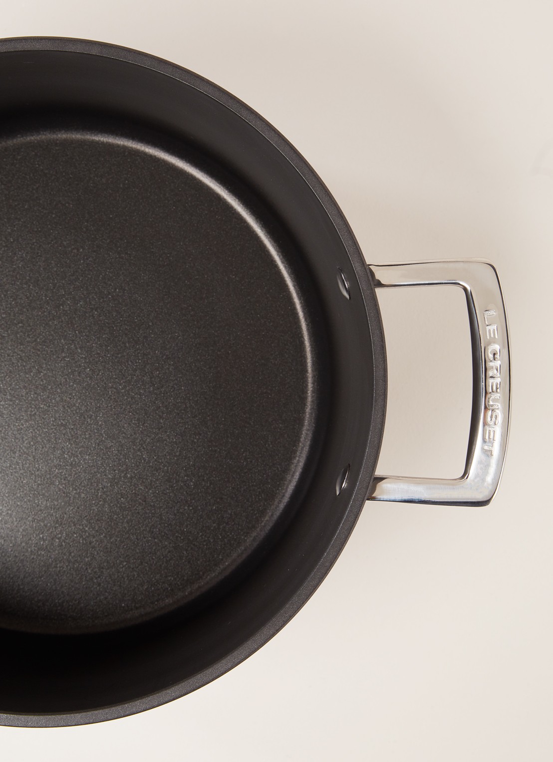 Le Creuset Les Forgées kookpan Ø24 cm - detail 3 zwart