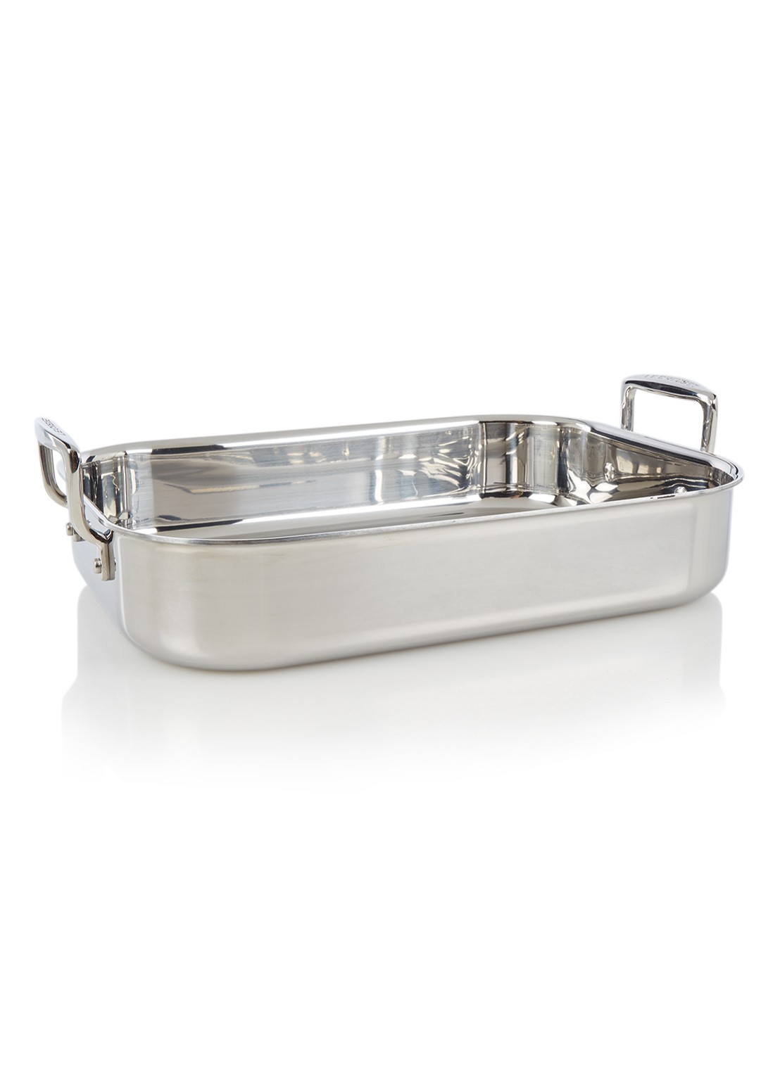 Le Creuset Magnetik braadslede 35 cm - voorkant zilver
