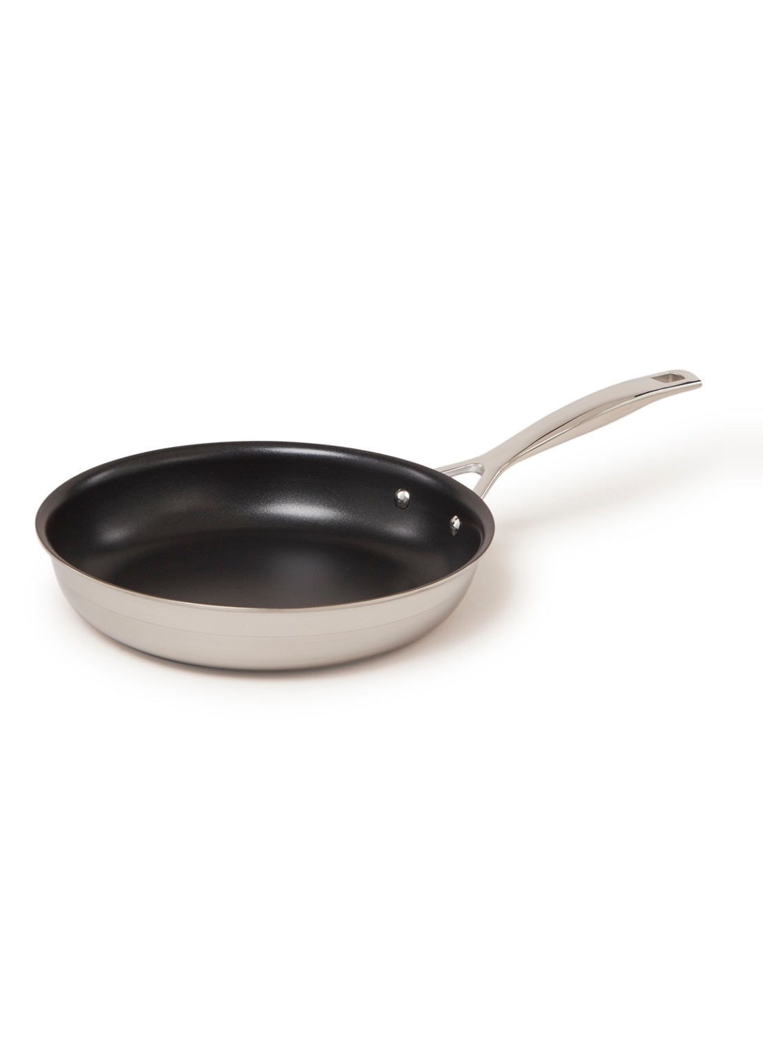 Le Creuset Magnetik koekenpan Ø24 cm - voorkant zilver