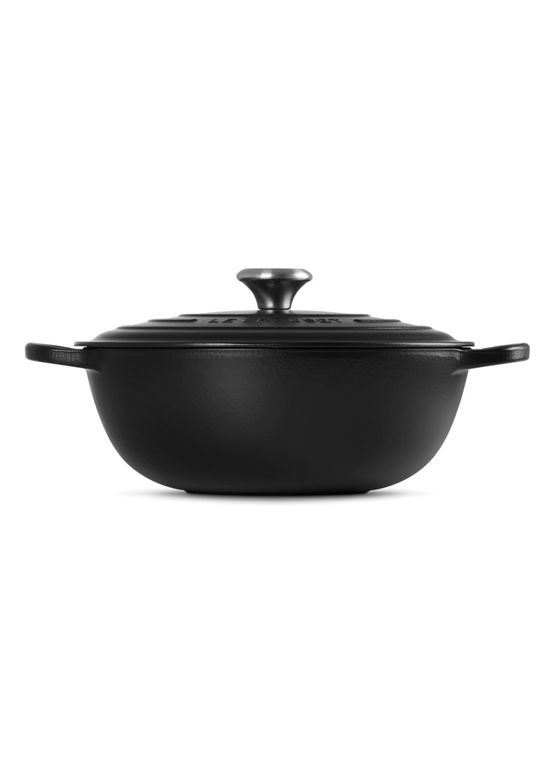 Le Creuset Marmite Signature soeppan Ø30 cm - achterkant 5 wit
