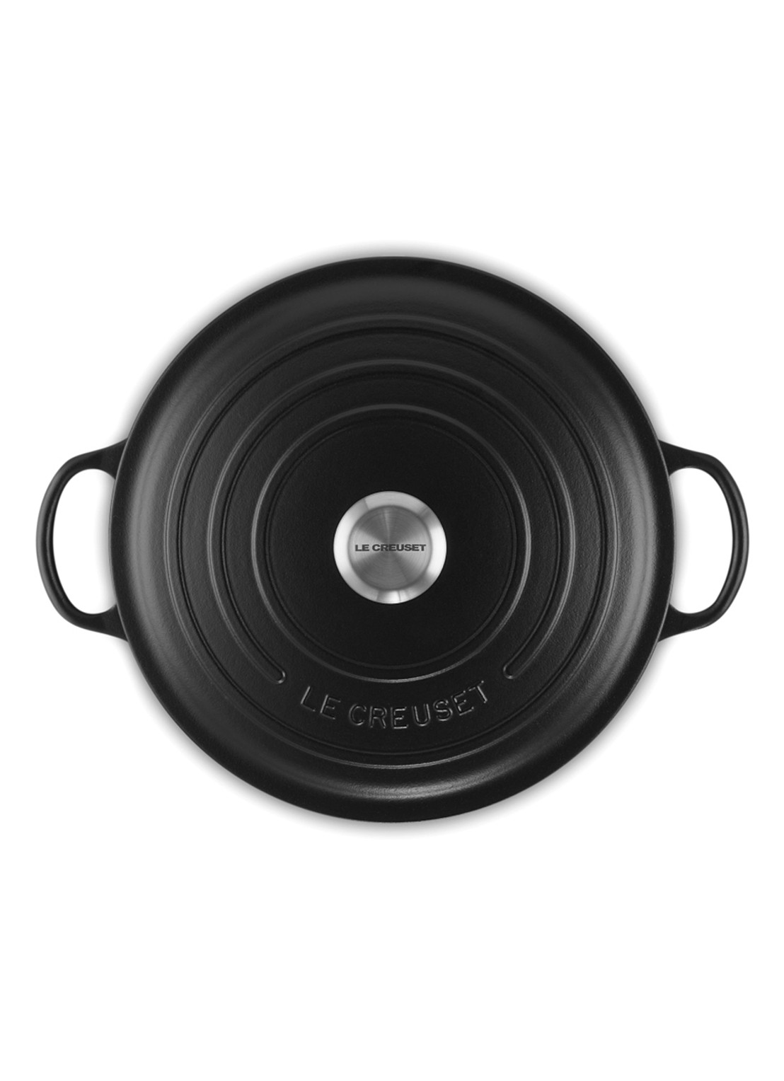 Le Creuset Marmite Signature soeppan Ø30 cm - detail wit