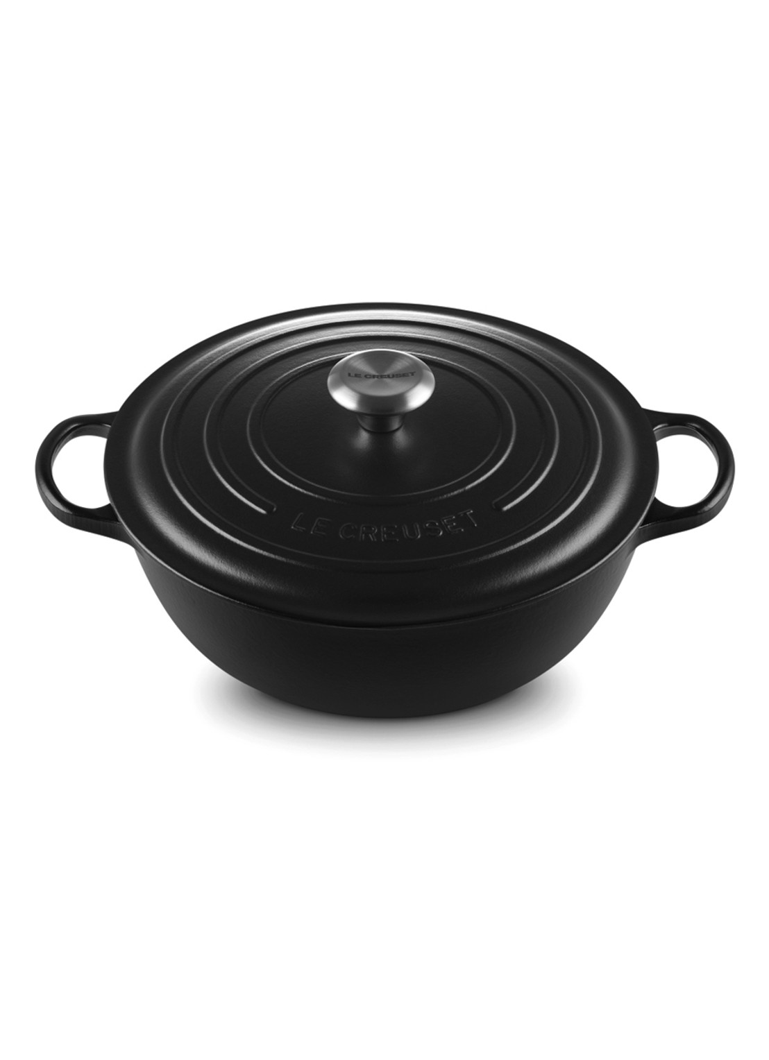 Le Creuset Marmite Signature soeppan Ø30 cm - voorkant 3 wit