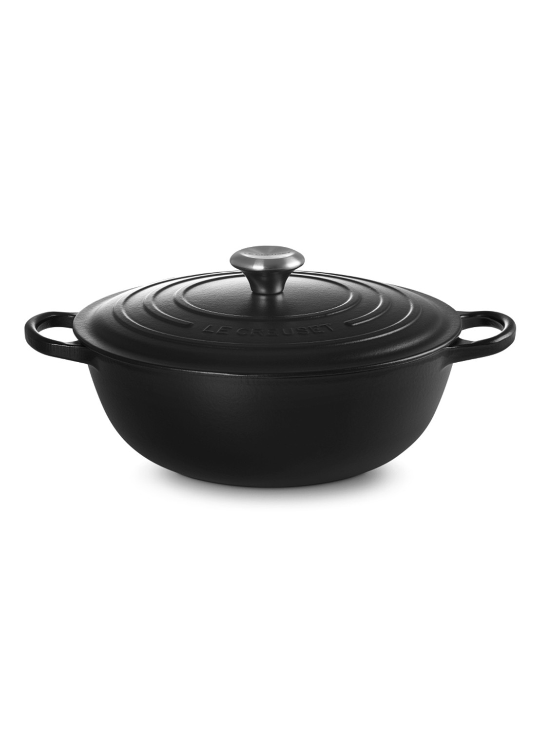 Le Creuset Marmite Signature soeppan Ø30 cm - voorkant 4 wit