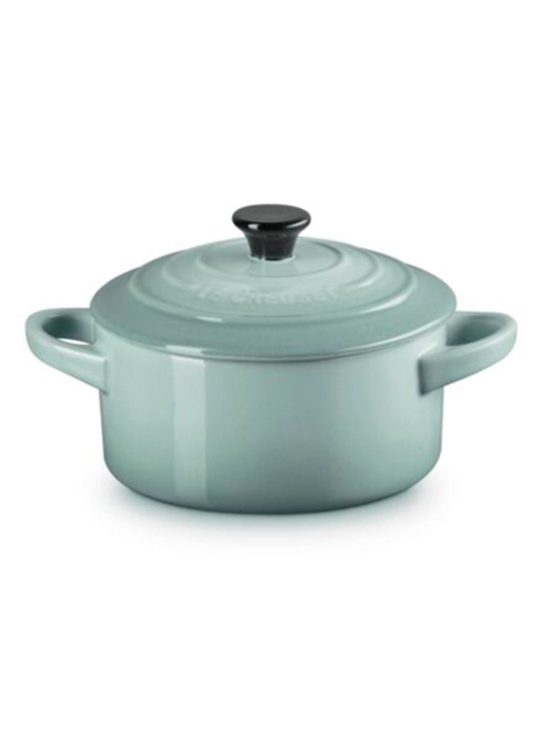 Le Creuset Mini-braadpan 25 cl - voorkant 4 lichtgrijs