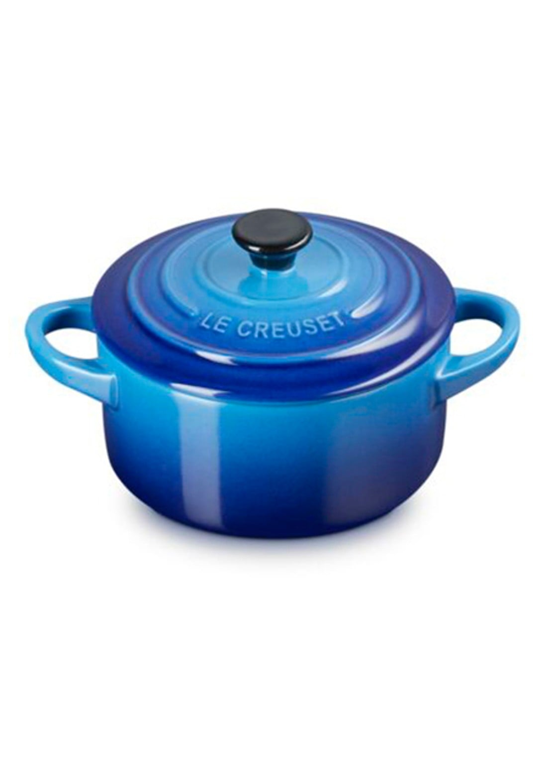 Le Creuset Mini-braadpan 25 cl - voorkant 3 royalblauw