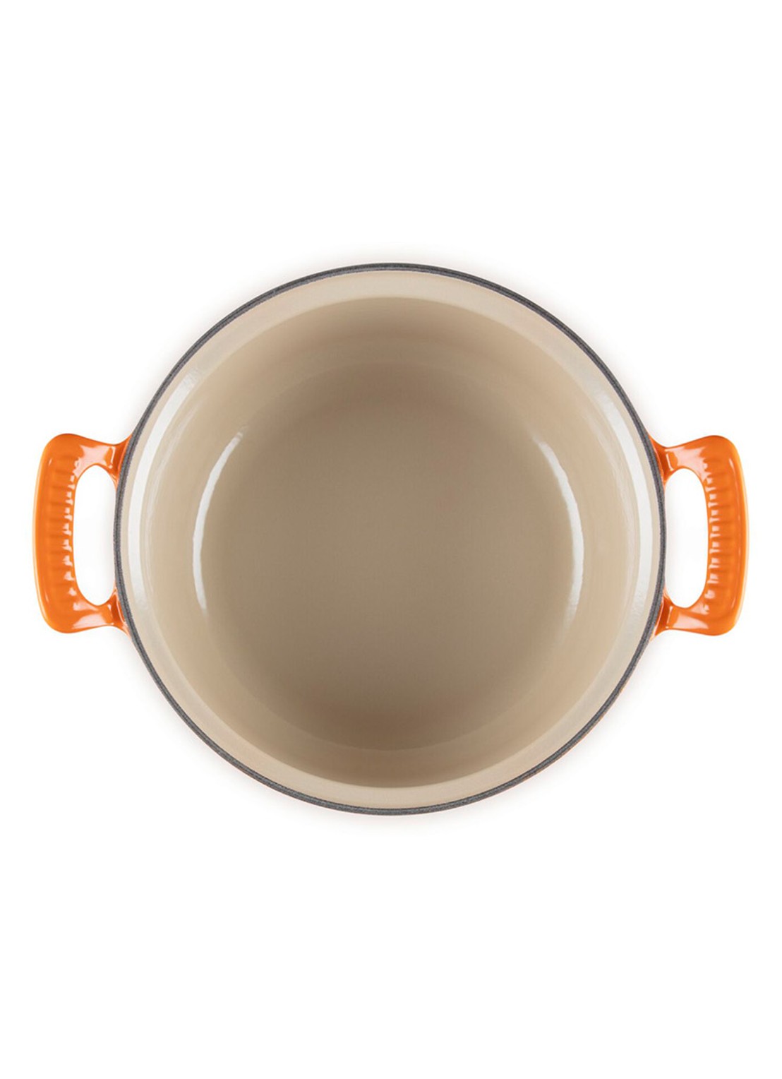 Le Creuset Modern Heritage braadpan 26 cm - detail 3 oranjerood