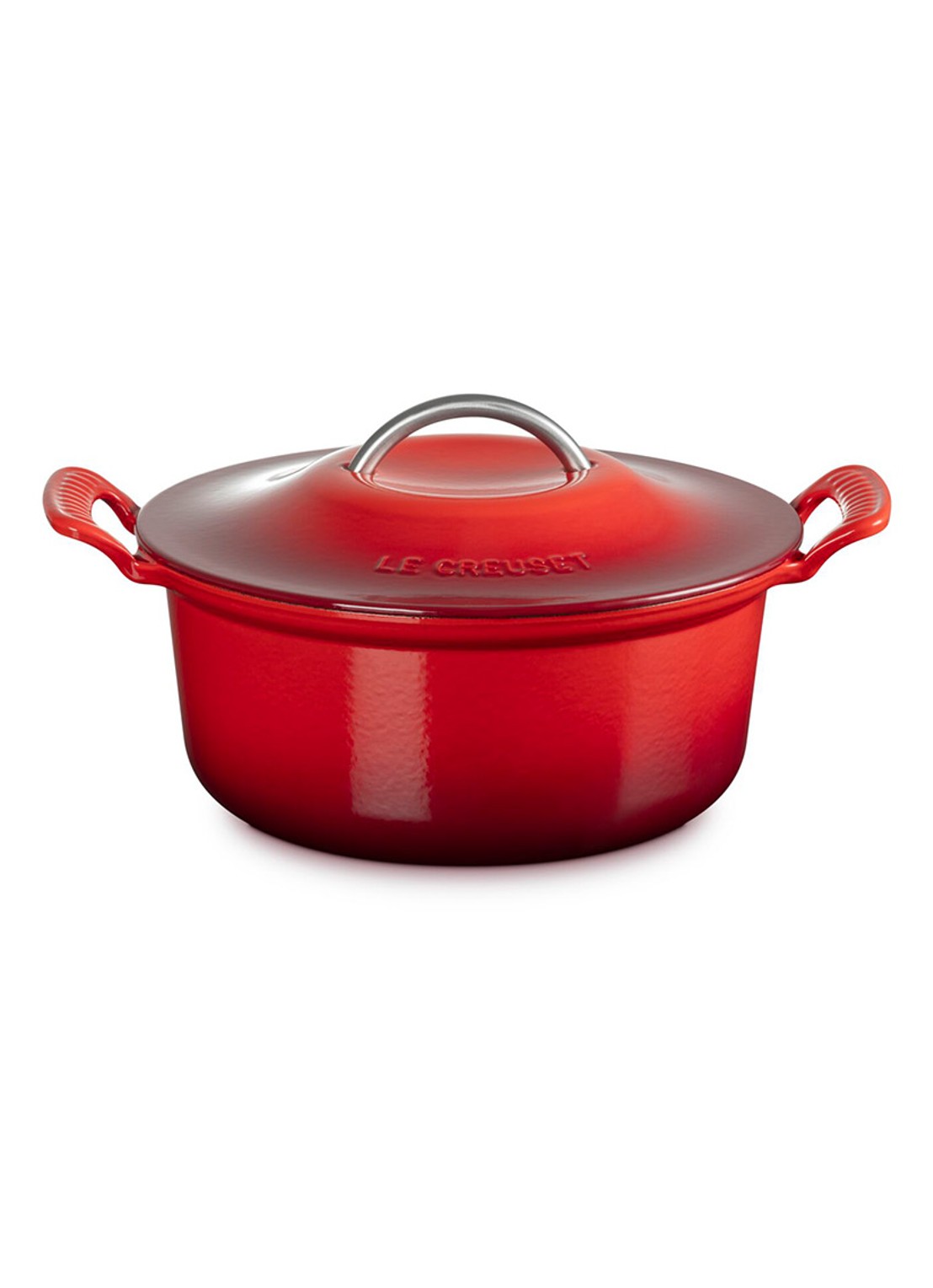 Le Creuset Modern Heritage braadpan 26 cm - voorkant 5 kersenrood