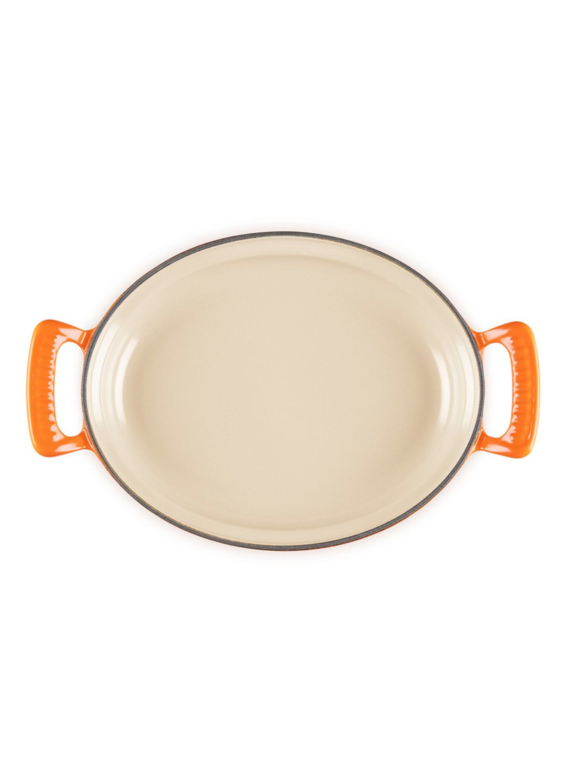Le Creuset Modern Heritage ovenschaal/braadslede 28 cm - detail 4 oranjerood