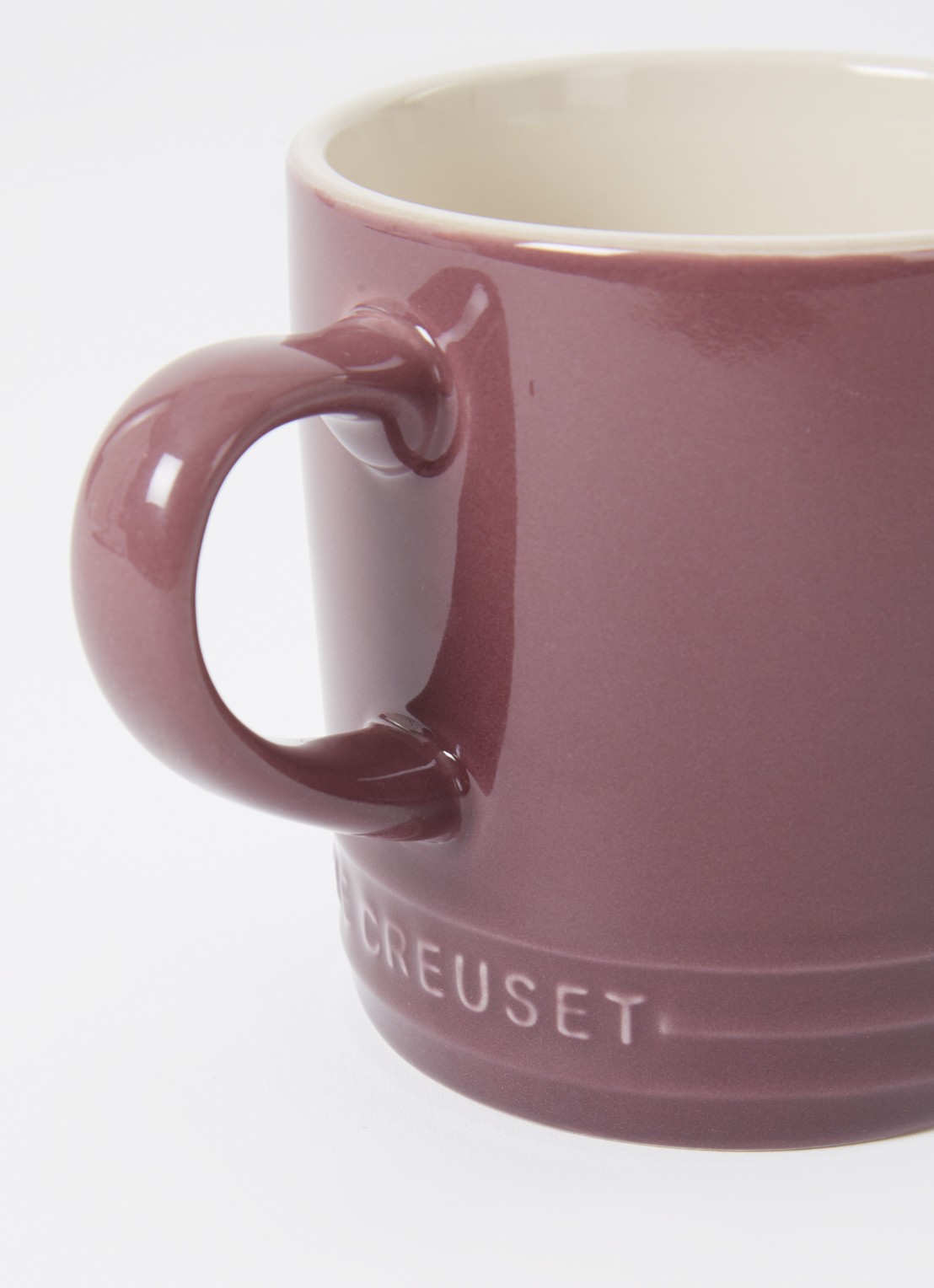 Le Creuset Mok 35 cl - voorkant 2 fig / paars