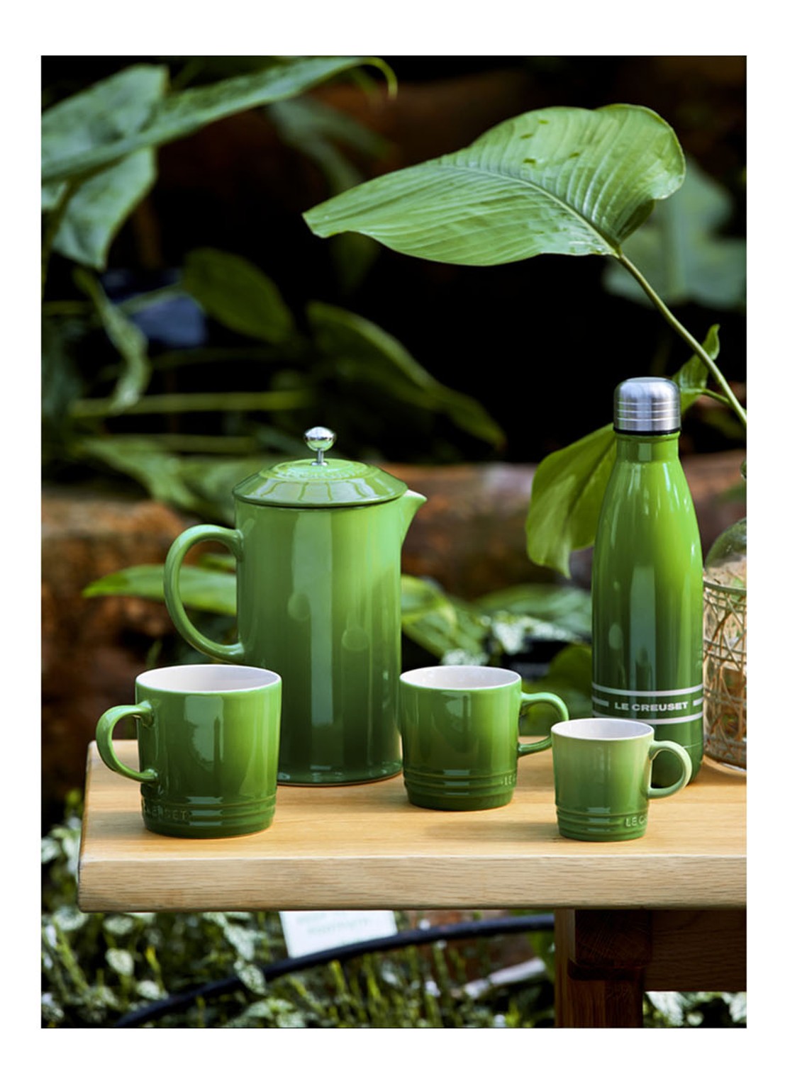 Le Creuset Mok 35 cl - voorkant 2 bamboo / groen
