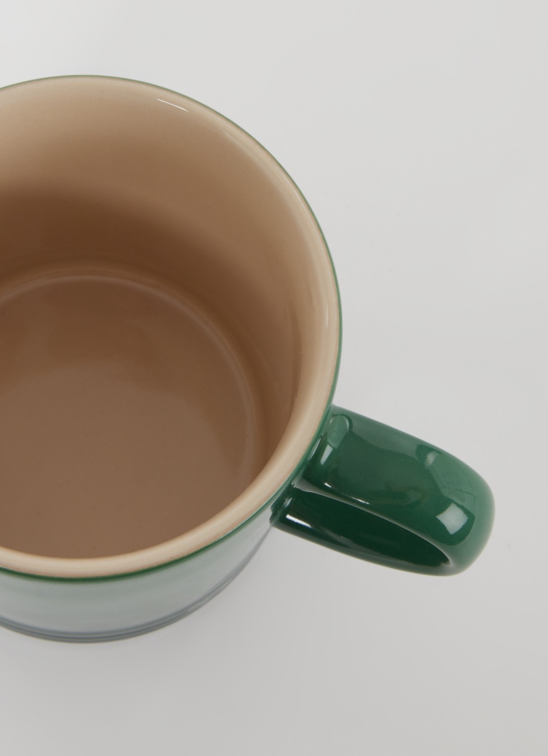 Le Creuset Mok 35 cl - voorkant 2 cactus / groen
