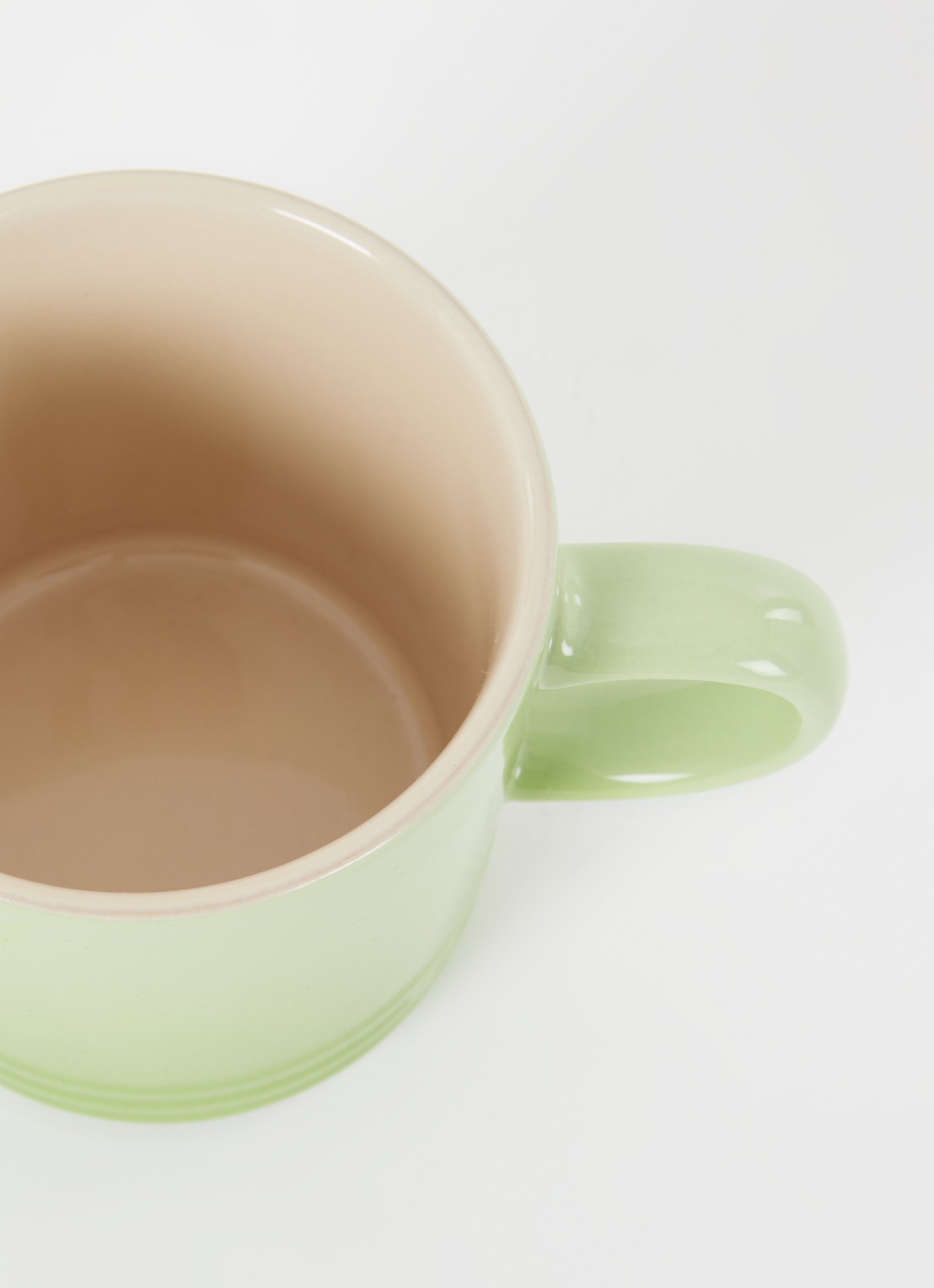 Le Creuset Mok 35 cl - voorkant 2 kiwi / groen
