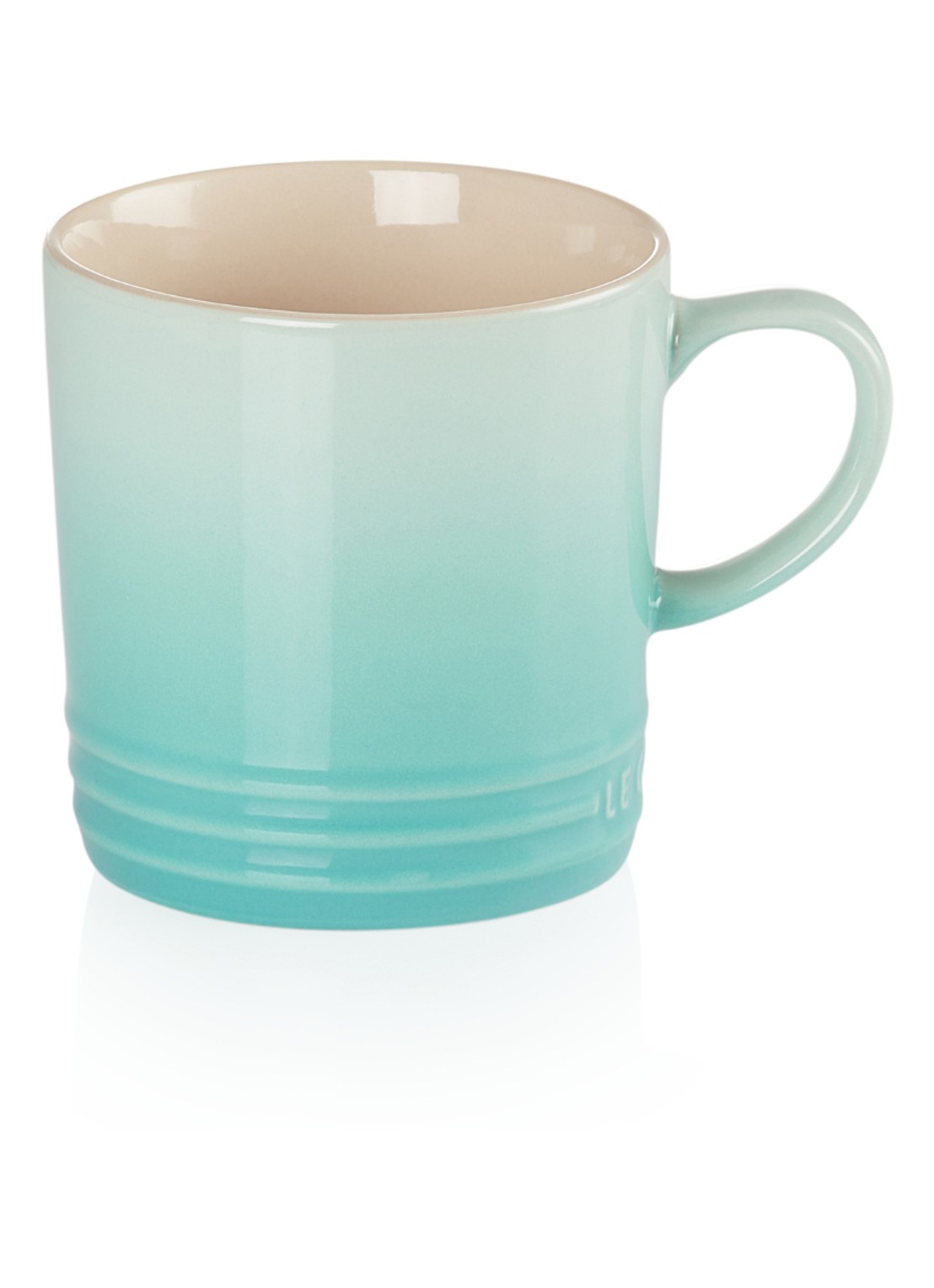 Le Creuset Mok 35 cl - voorkant cool mint / lichtgroen