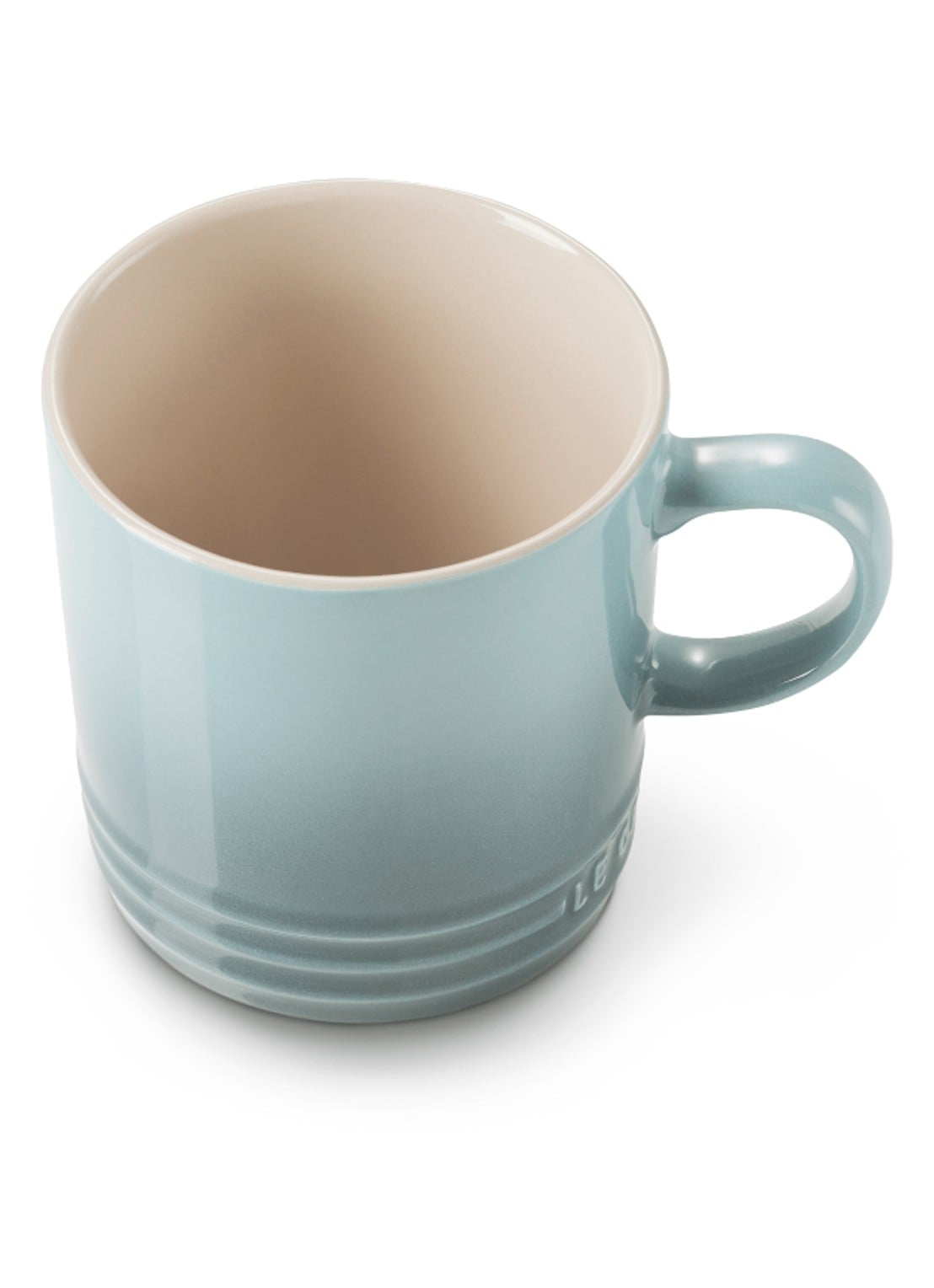 Le Creuset Mok 35 cl - detail sea salt / lichtgroen
