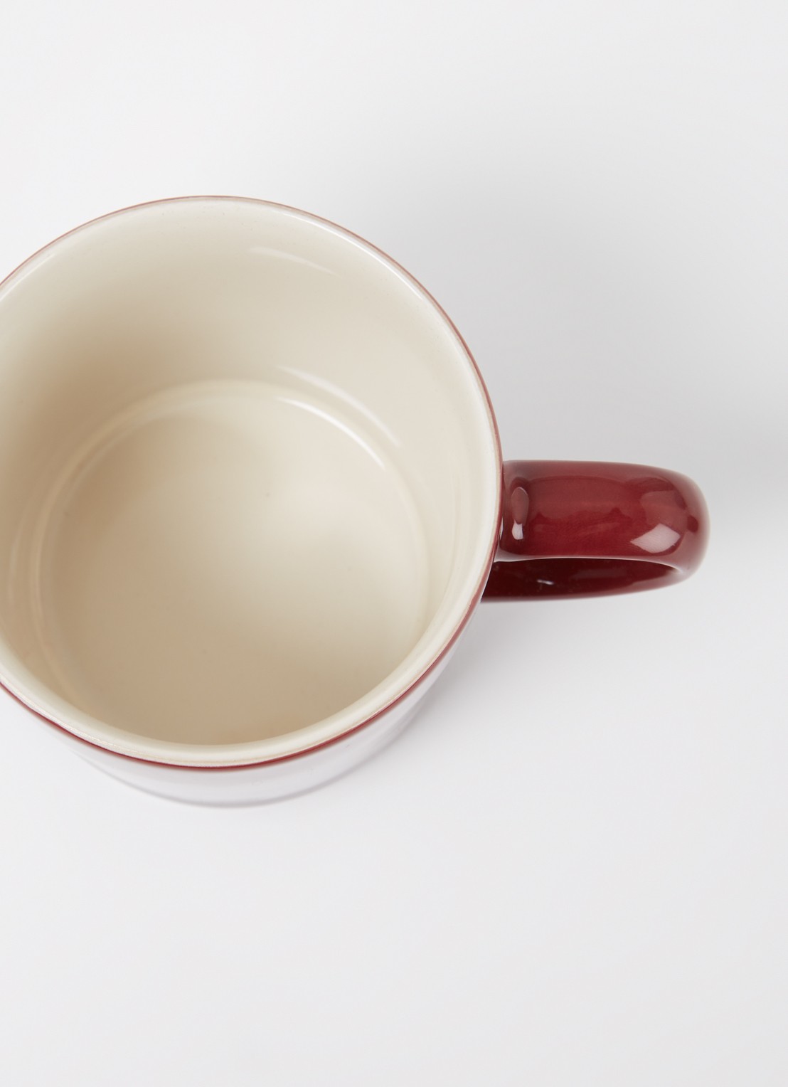 Le Creuset Mok 35 cl - voorkant 2 garnet / rood