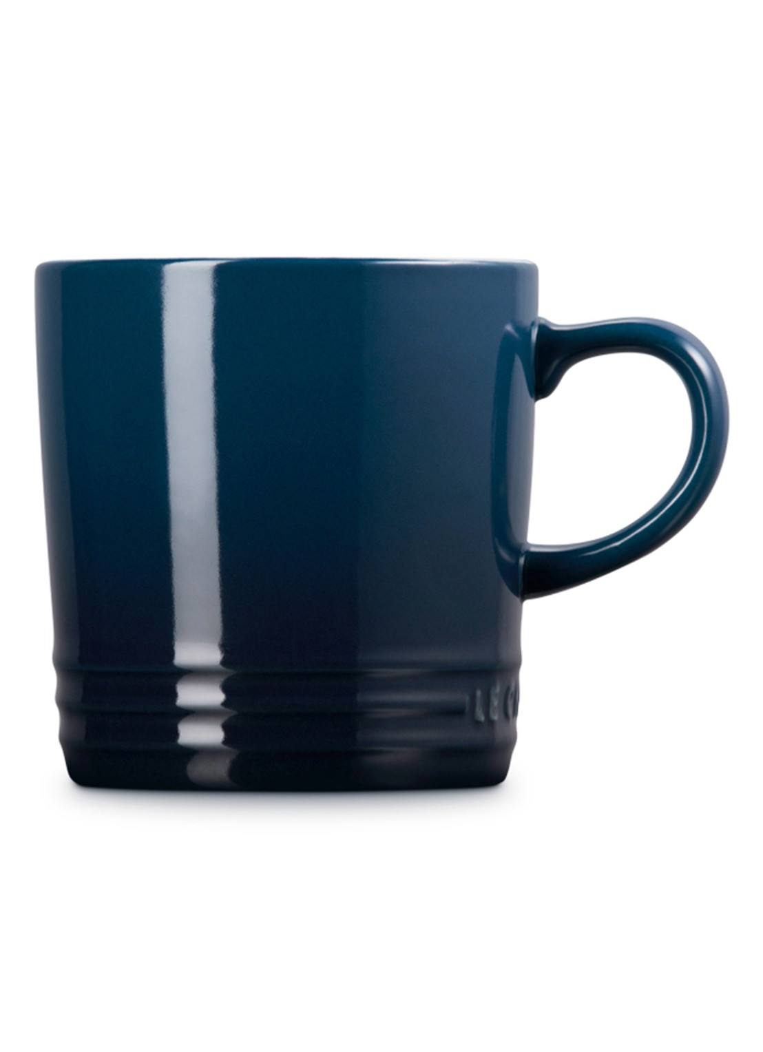 Le Creuset Mok 35 cl - achterkant 4 donkerblauw