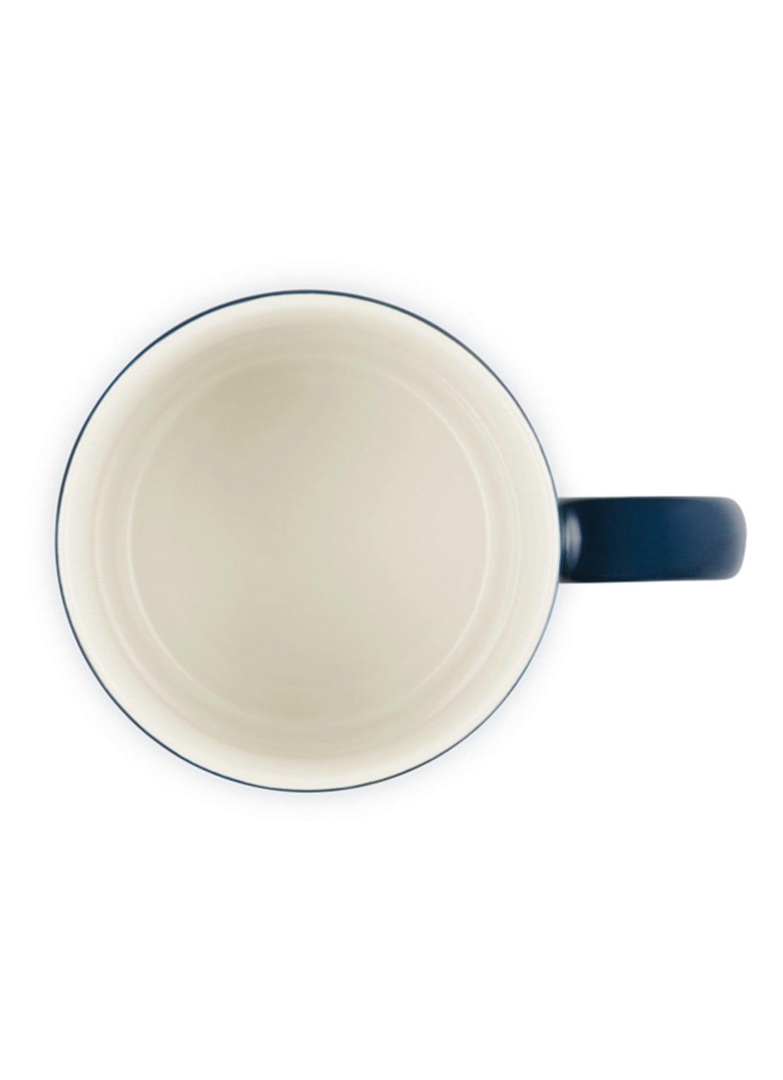 Le Creuset Mok 35 cl - detail donkerblauw