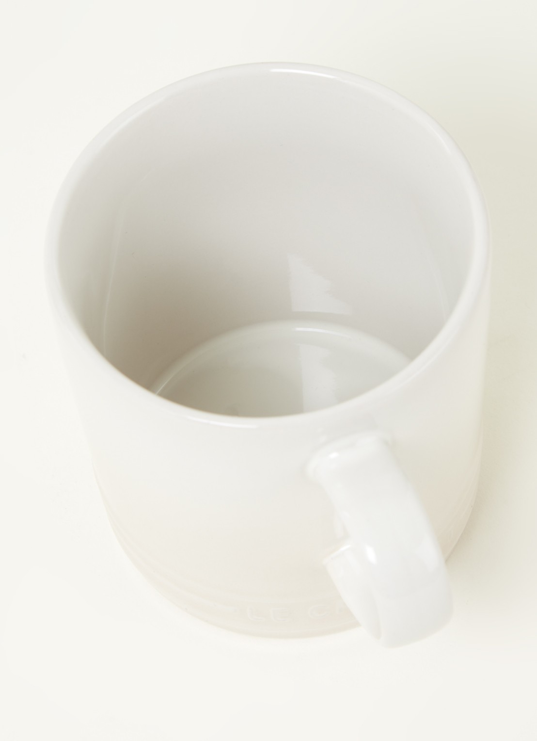 Le Creuset Mok 35 cl - detail meringue / beige