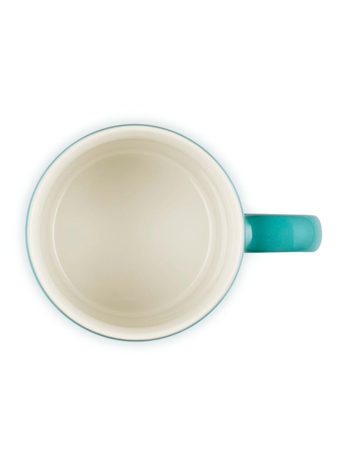 Le Creuset Mok 35 cl - achterkant 4 blauw