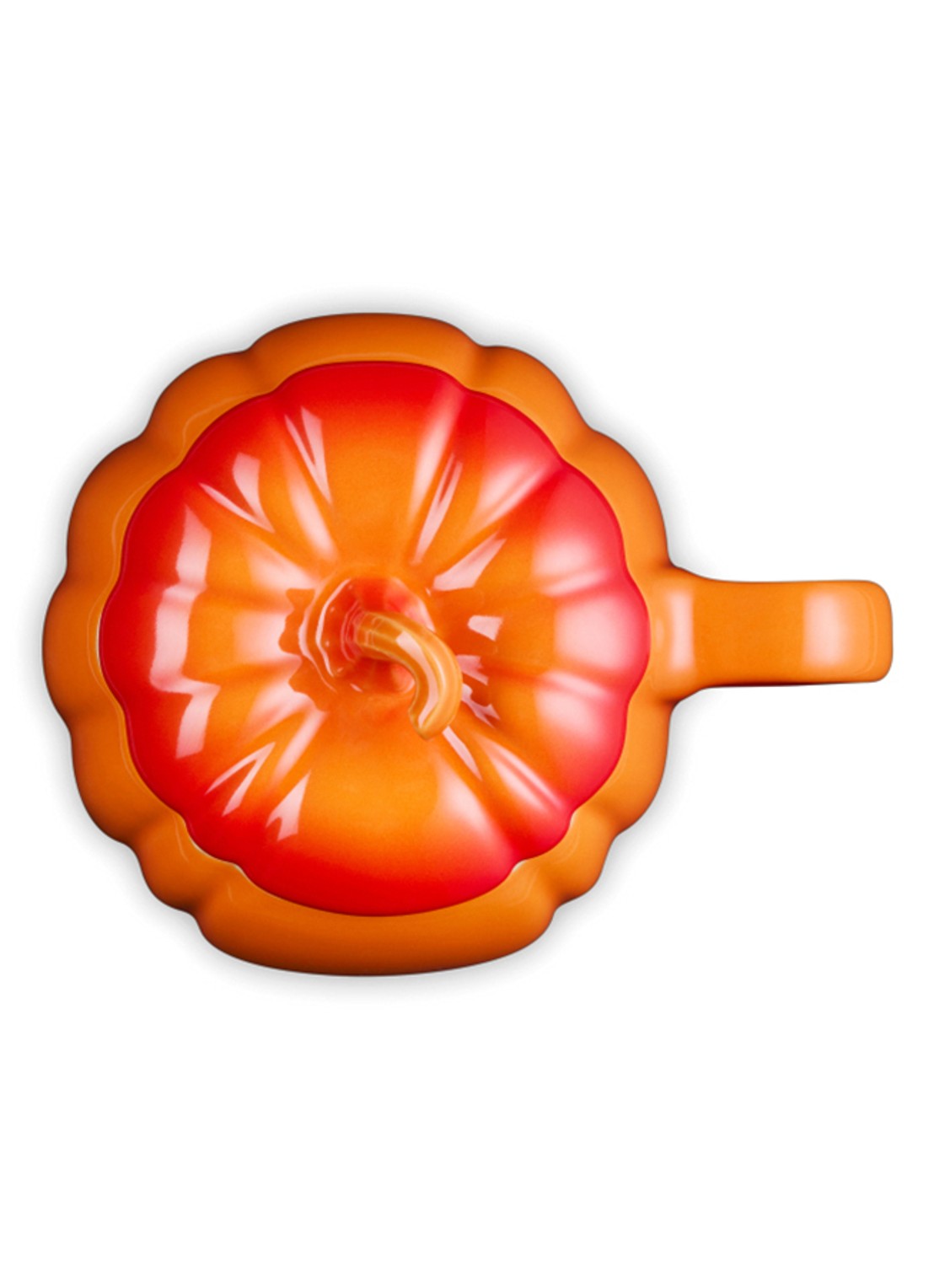 Le Creuset Mok 40 cl - detail 4 oranjerood