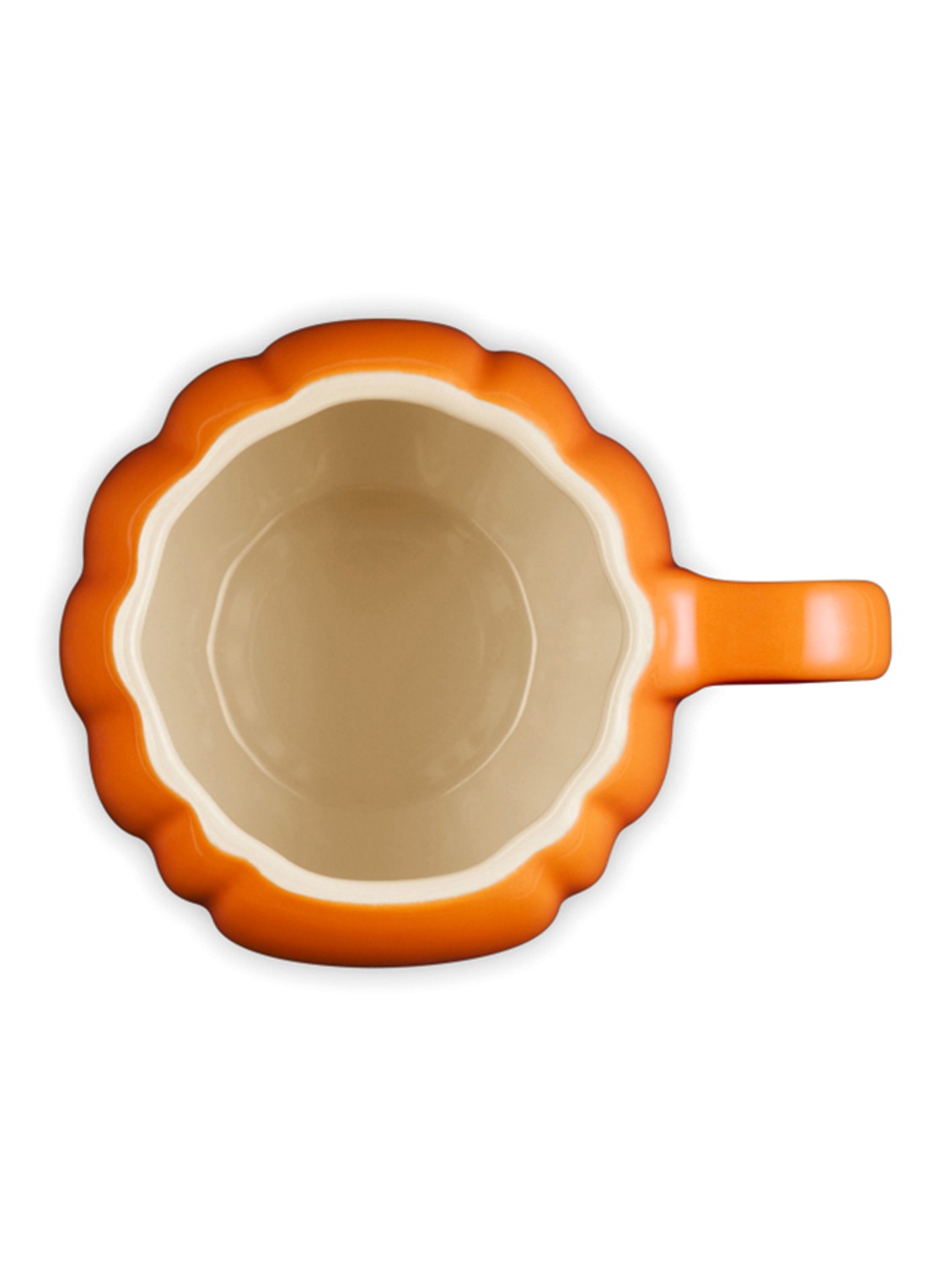 Le Creuset Mok 40 cl - detail 5 oranjerood