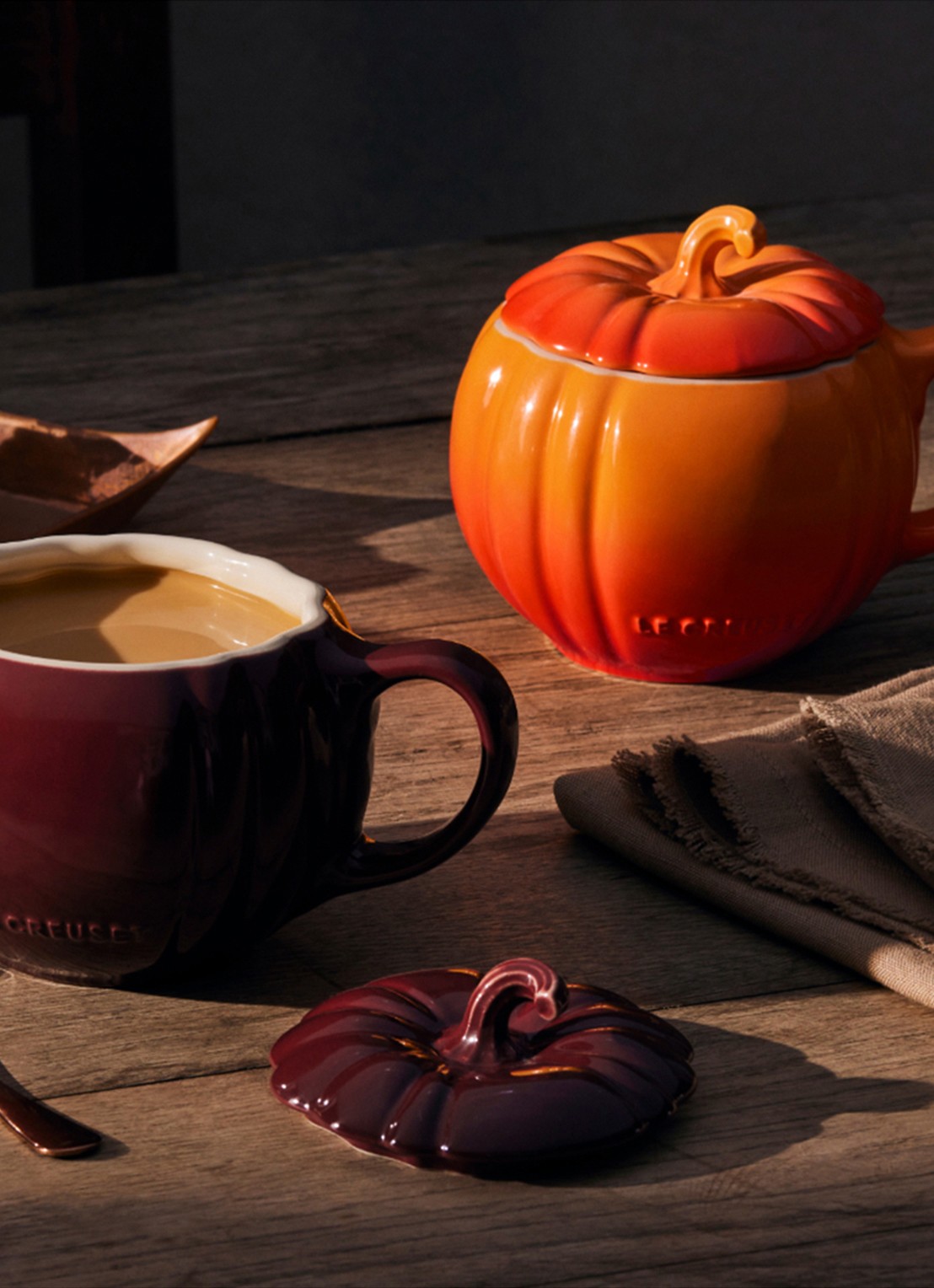 Le Creuset Mok 40 cl - detail 4 bordeauxrood