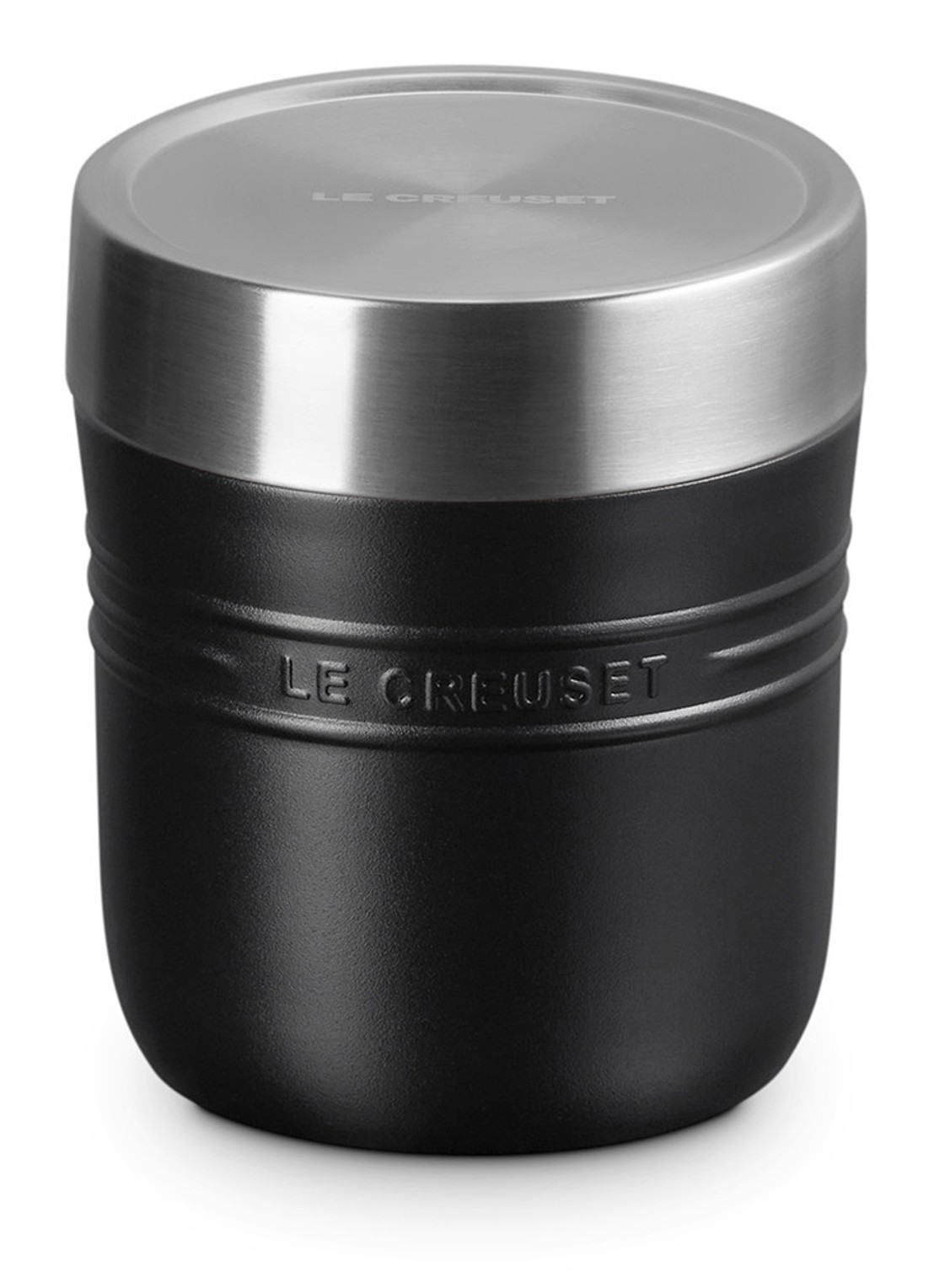 Le Creuset On The Go lunchbeker 0,5 liter - voorkant 6 zwart