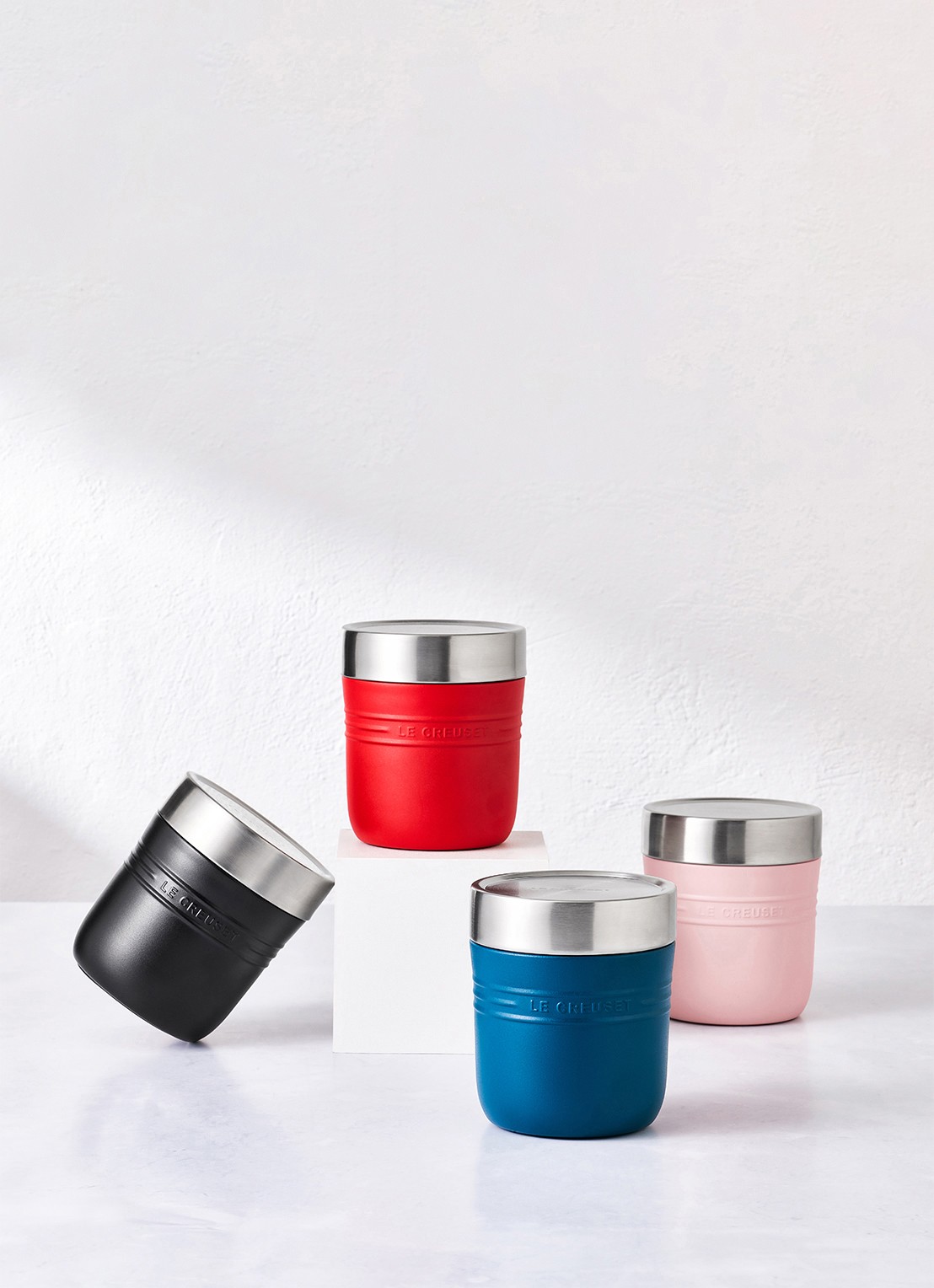 Le Creuset On The Go lunchbeker 0,5 liter - voorkant 7 zwart