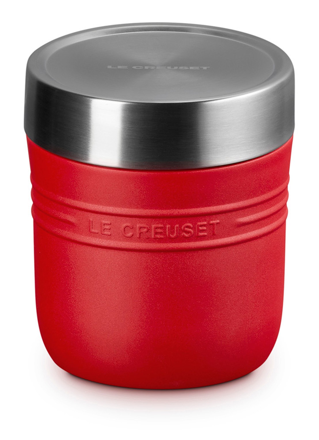Le Creuset On The Go lunchbeker 0,5 liter - voorkant rood
