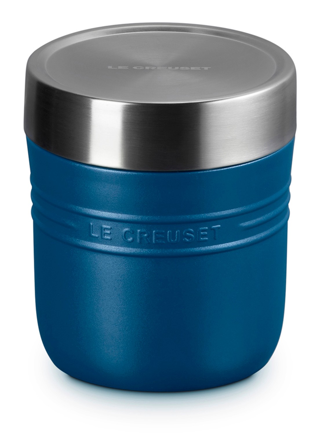 Le Creuset On The Go lunchbeker 0,5 liter - voorkant 6 royalblauw