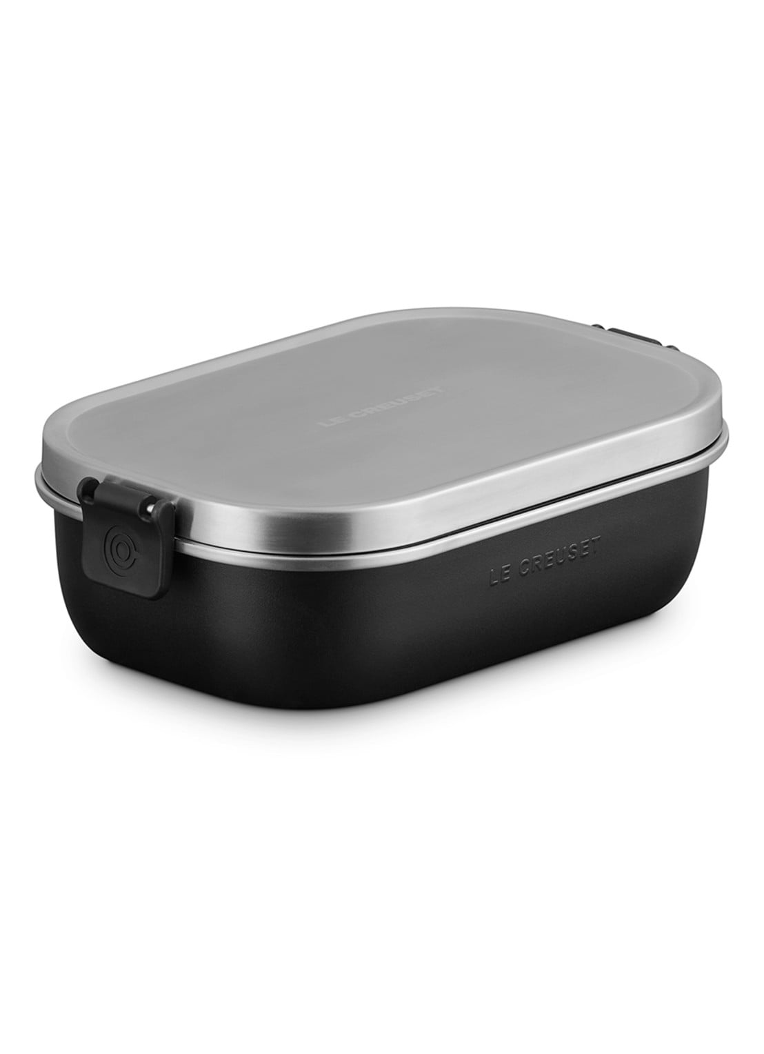 Le Creuset On The Go lunchbox 0,9 liter - detail zwart