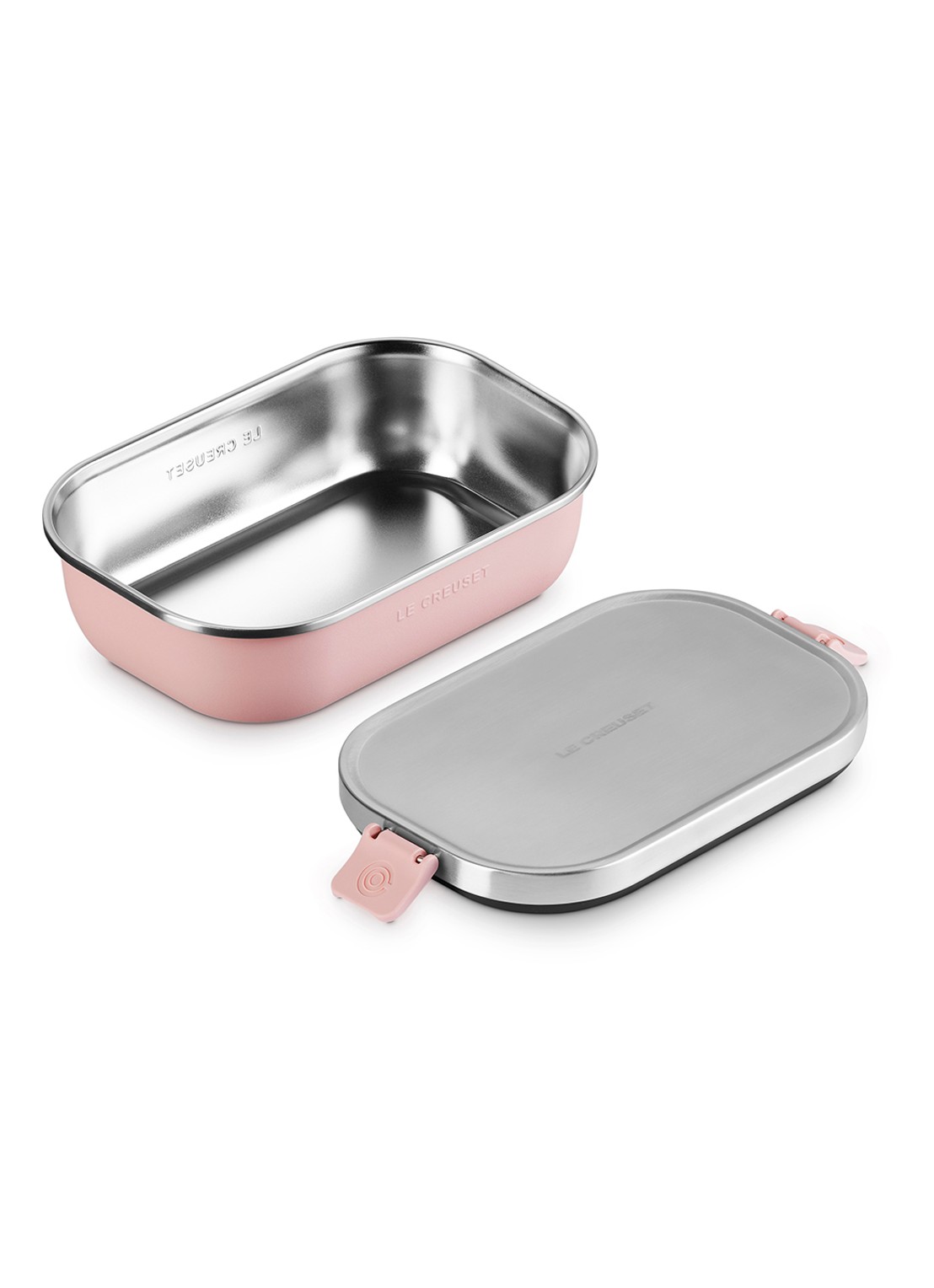 Le Creuset On The Go lunchbox 0,9 liter - detail 2 roze